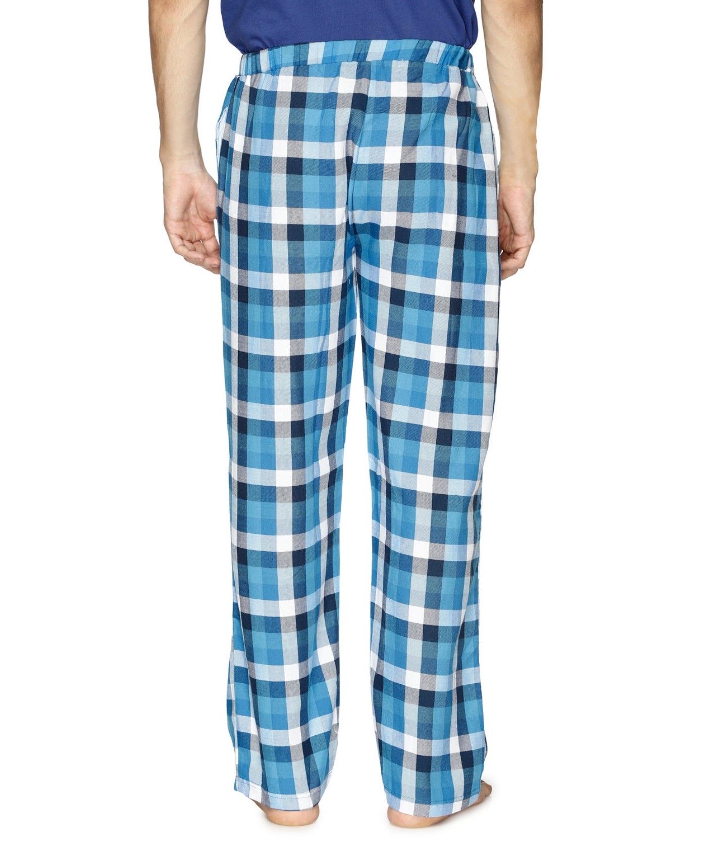Semantic Mens Blue & White Checks Pyjamas - Semantic