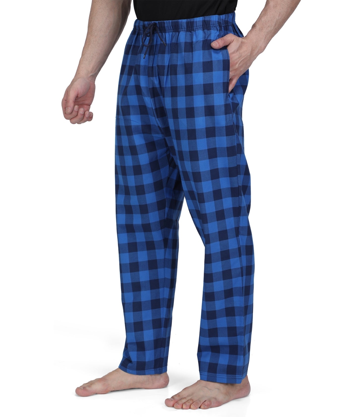 Semantic Mens Blue Checks Pyjamas - Semantic