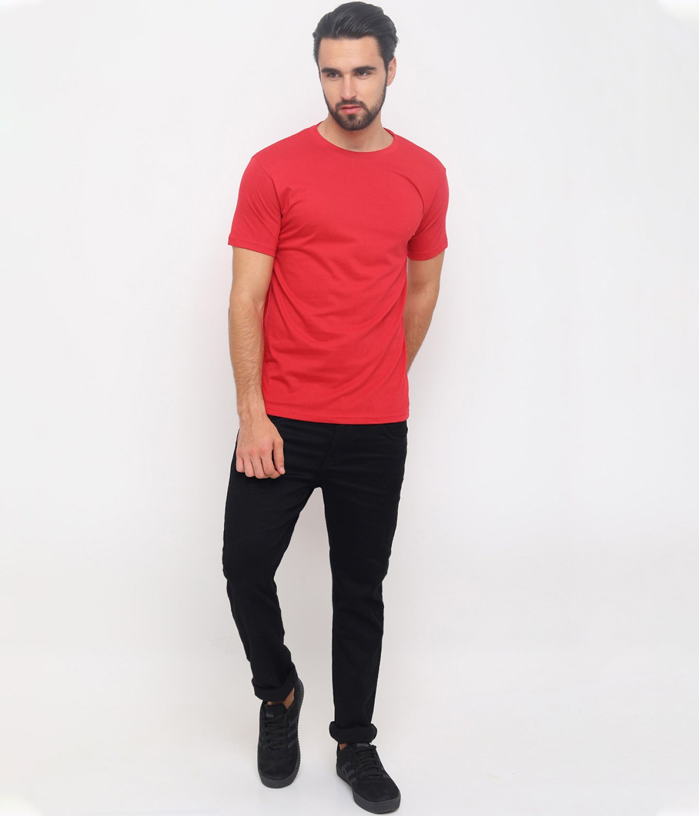 Semantic Half Sleeve Cotton T-shirt - Solid (Available in Colours) - Semantic