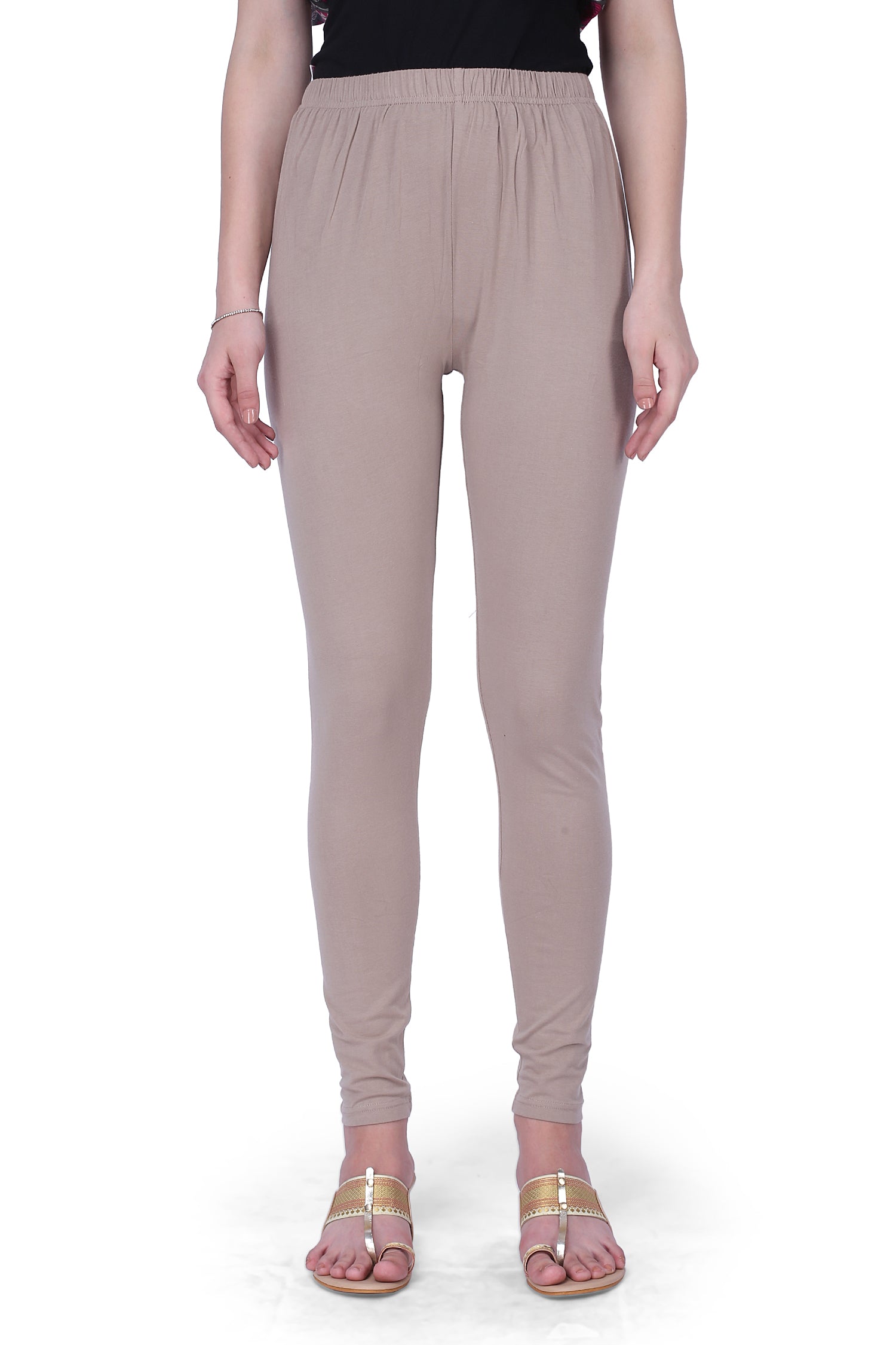 Semantic Women's Cotton-Elastane Leggings - Solid (Available in Colors) - Semantic