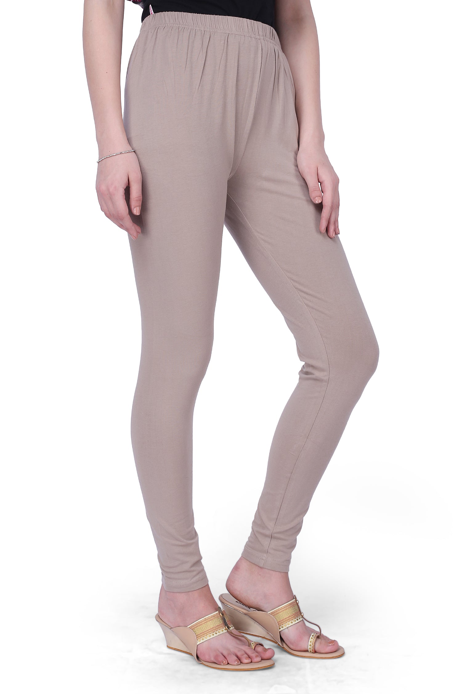 Semantic Women's Cotton-Elastane Leggings - Solid (Available in Colors) - Semantic