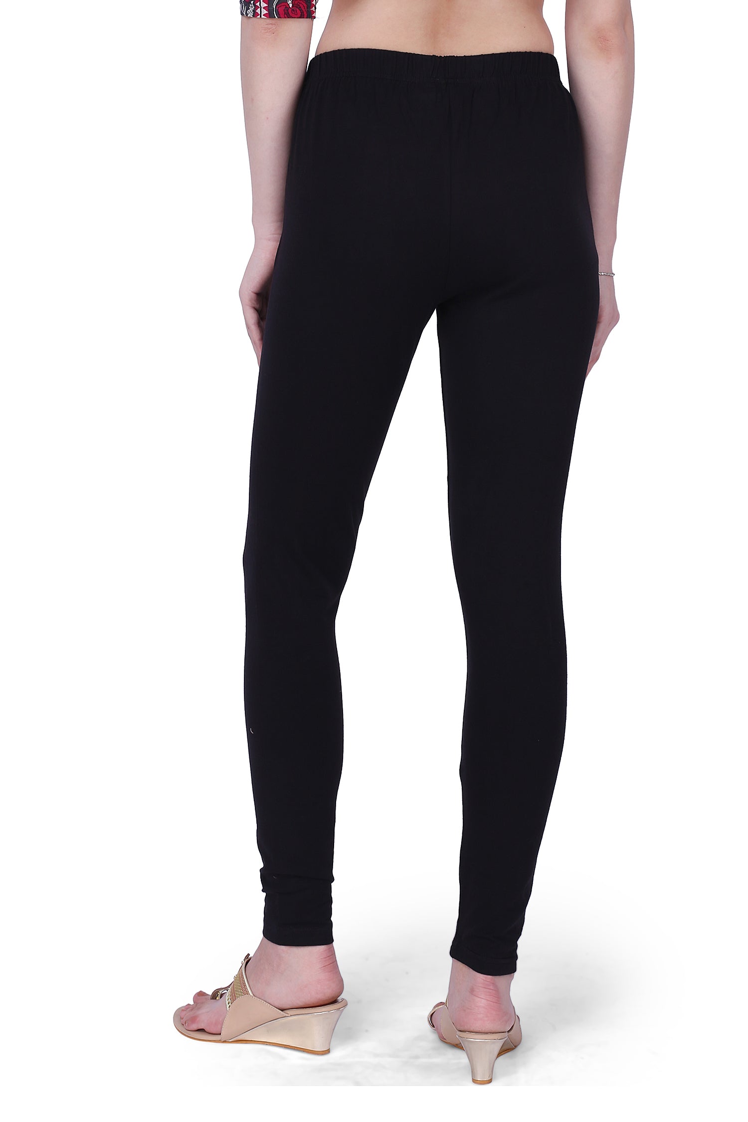 Semantic Women's Cotton-Elastane Leggings - Solid (Available in Colors) - Semantic