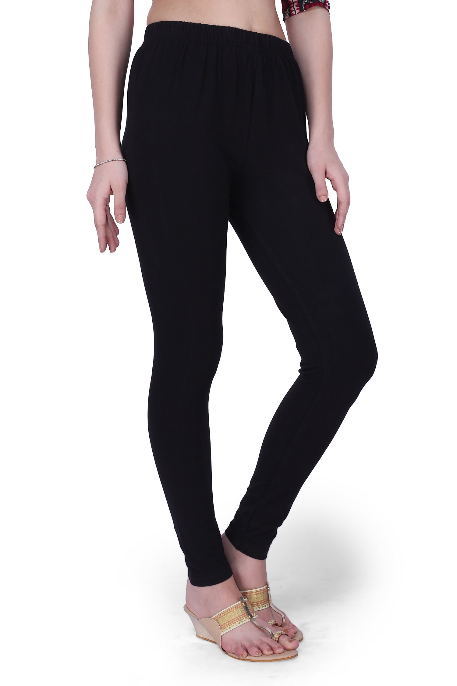 Semantic Women's Cotton-Elastane Leggings - Solid (Available in Colors) - Semantic