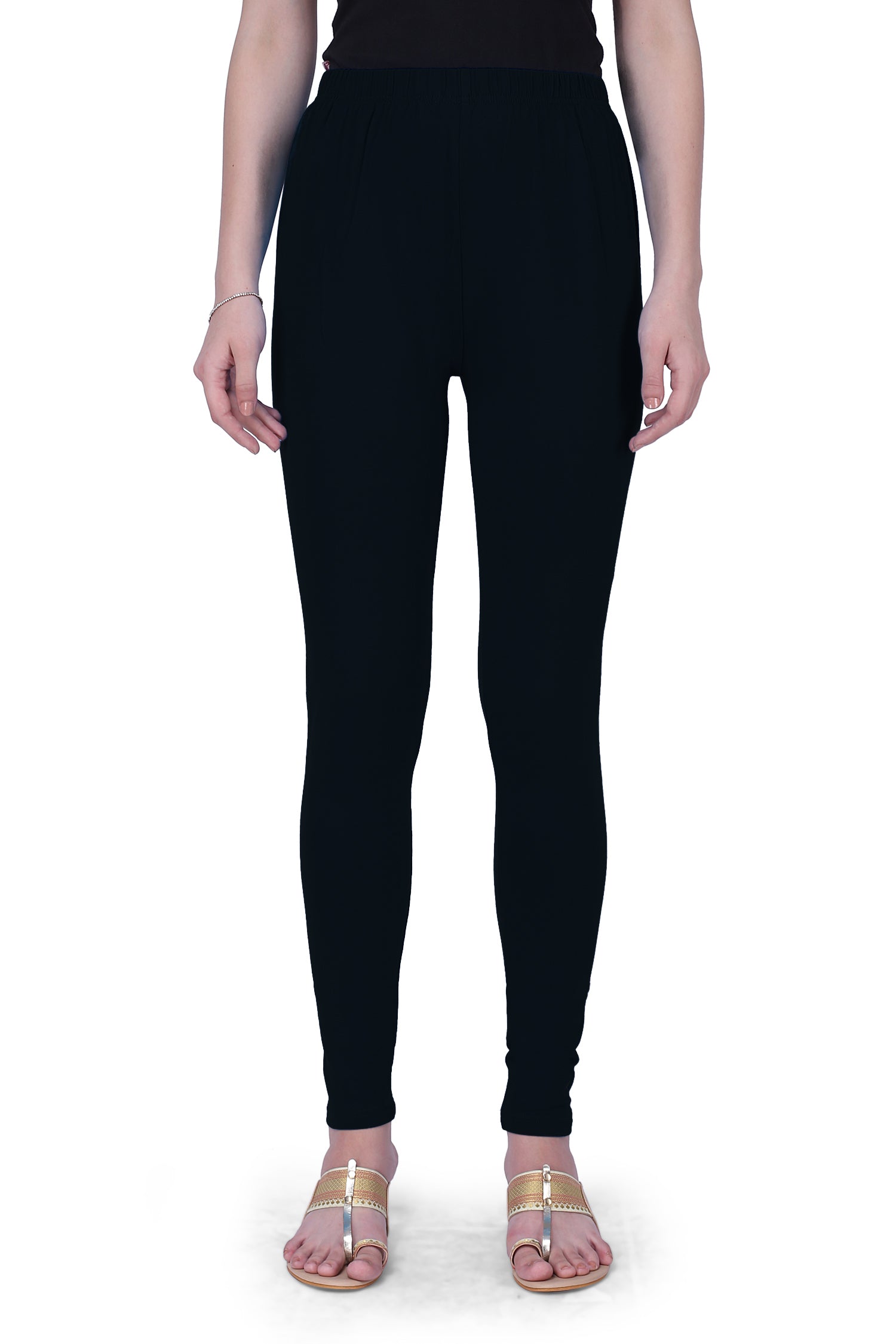 Semantic Women's Cotton-Elastane Leggings - Solid (Available in Colors) - Semantic