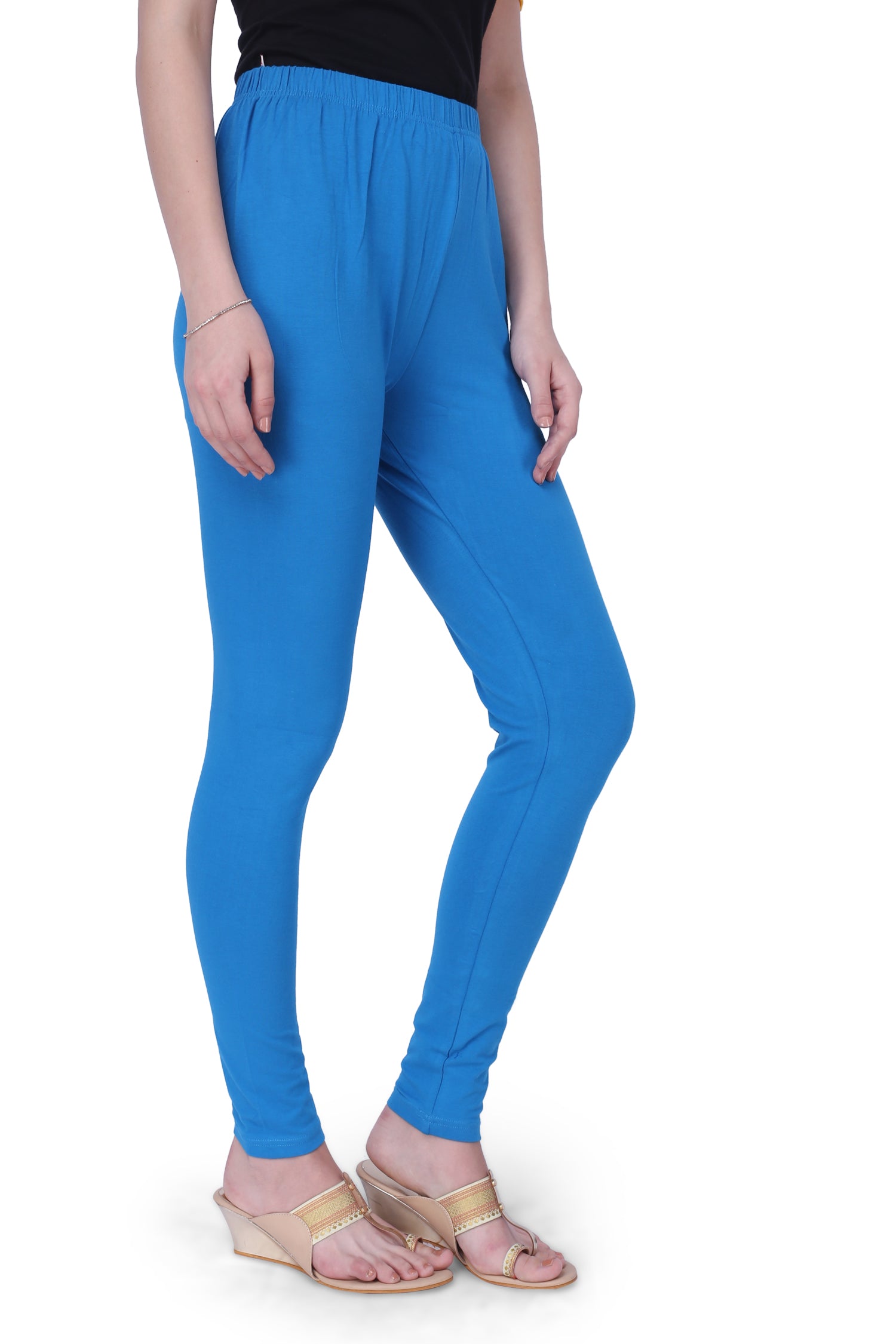 Semantic Women's Cotton-Elastane Leggings - Solid (Available in Colors) - Semantic
