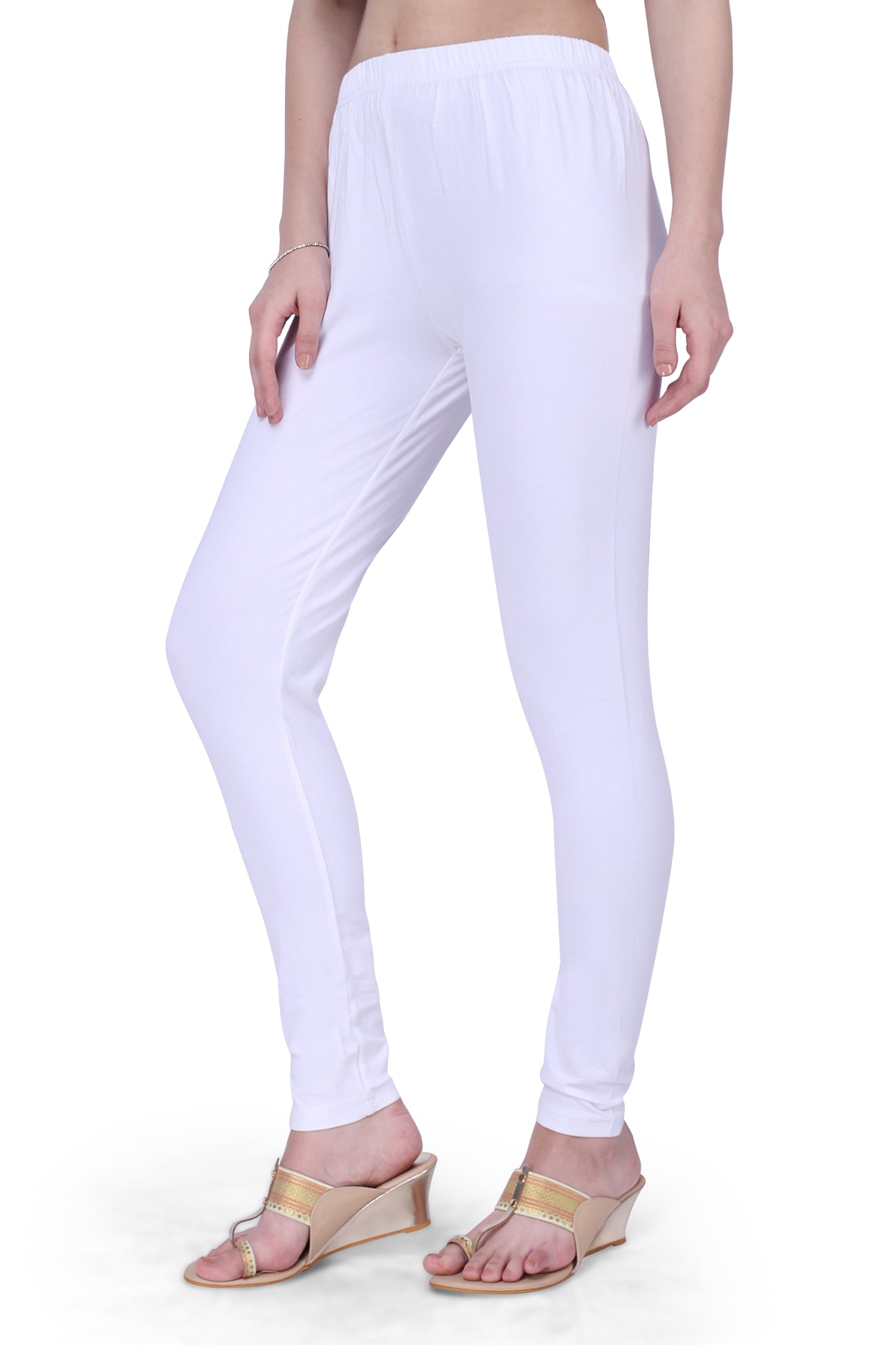 Semantic Women's Cotton-Elastane Leggings - Solid (Available in Colors) - Semantic