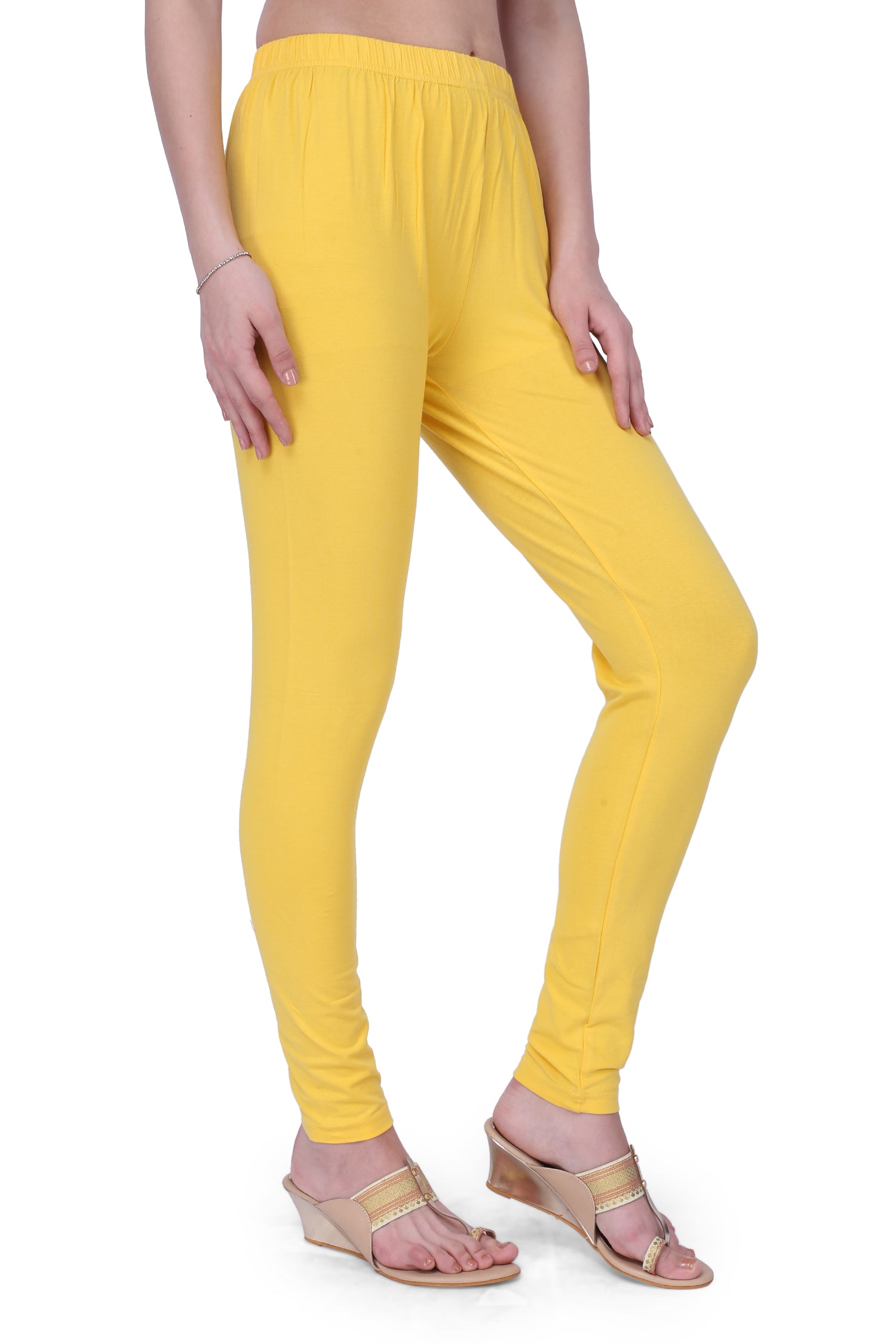 Semantic Women's Cotton-Elastane Leggings - Solid (Available in Colors) - Semantic
