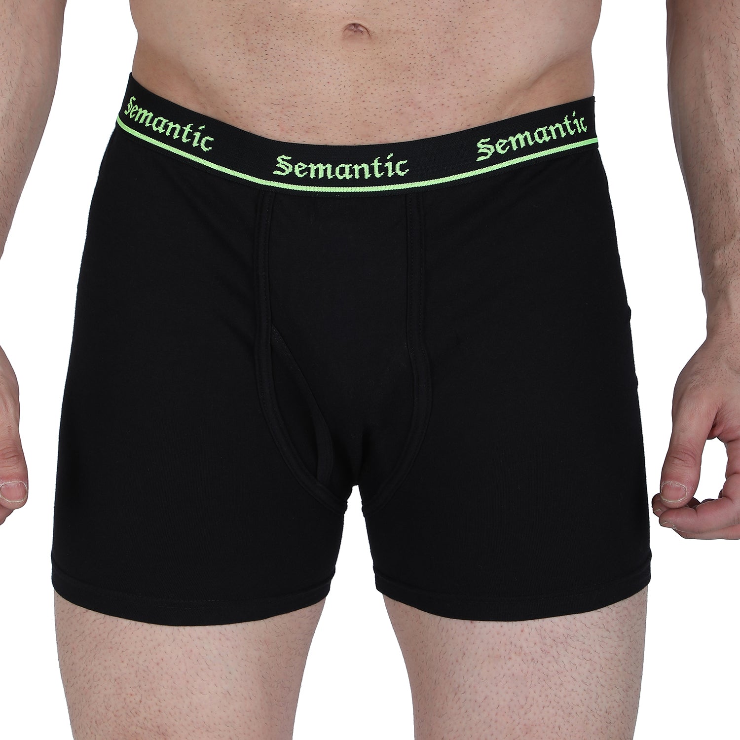 Semantic Cotton Long Trunks with Fly - Solid - Semantic