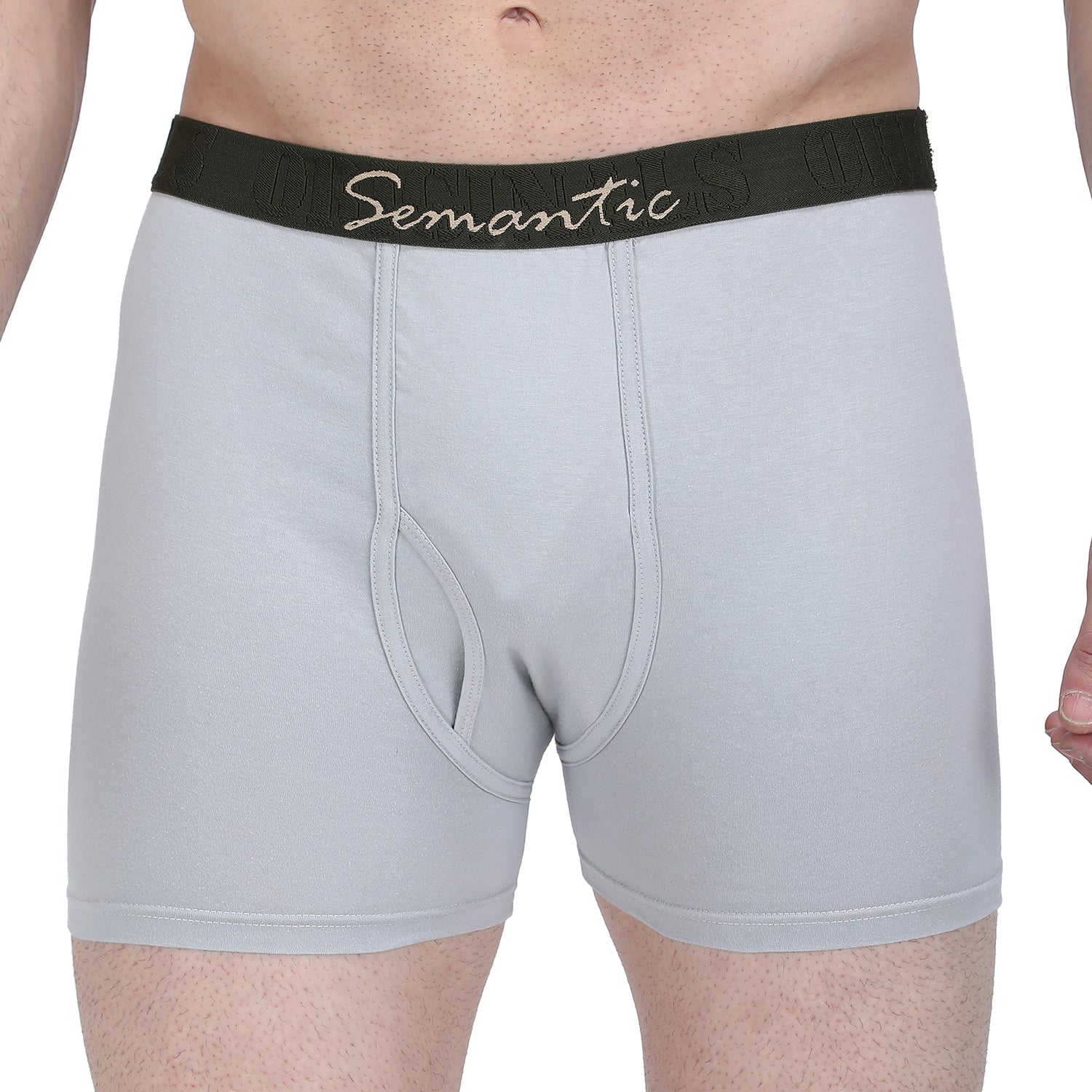 Semantic Cotton Long Trunks with Fly - Solid - Semantic