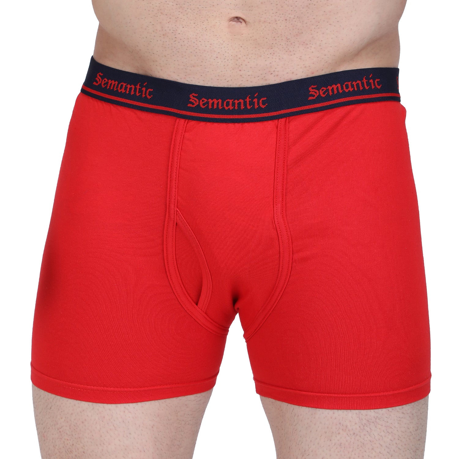 Semantic Cotton Long Trunks with Fly - Solid - Semantic