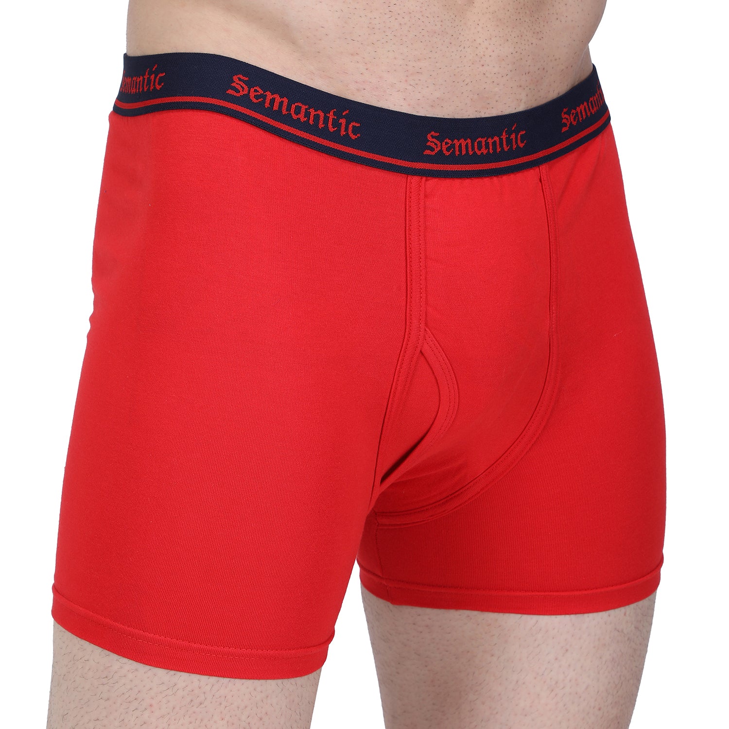 Semantic Cotton Long Trunks with Fly - Solid - Semantic
