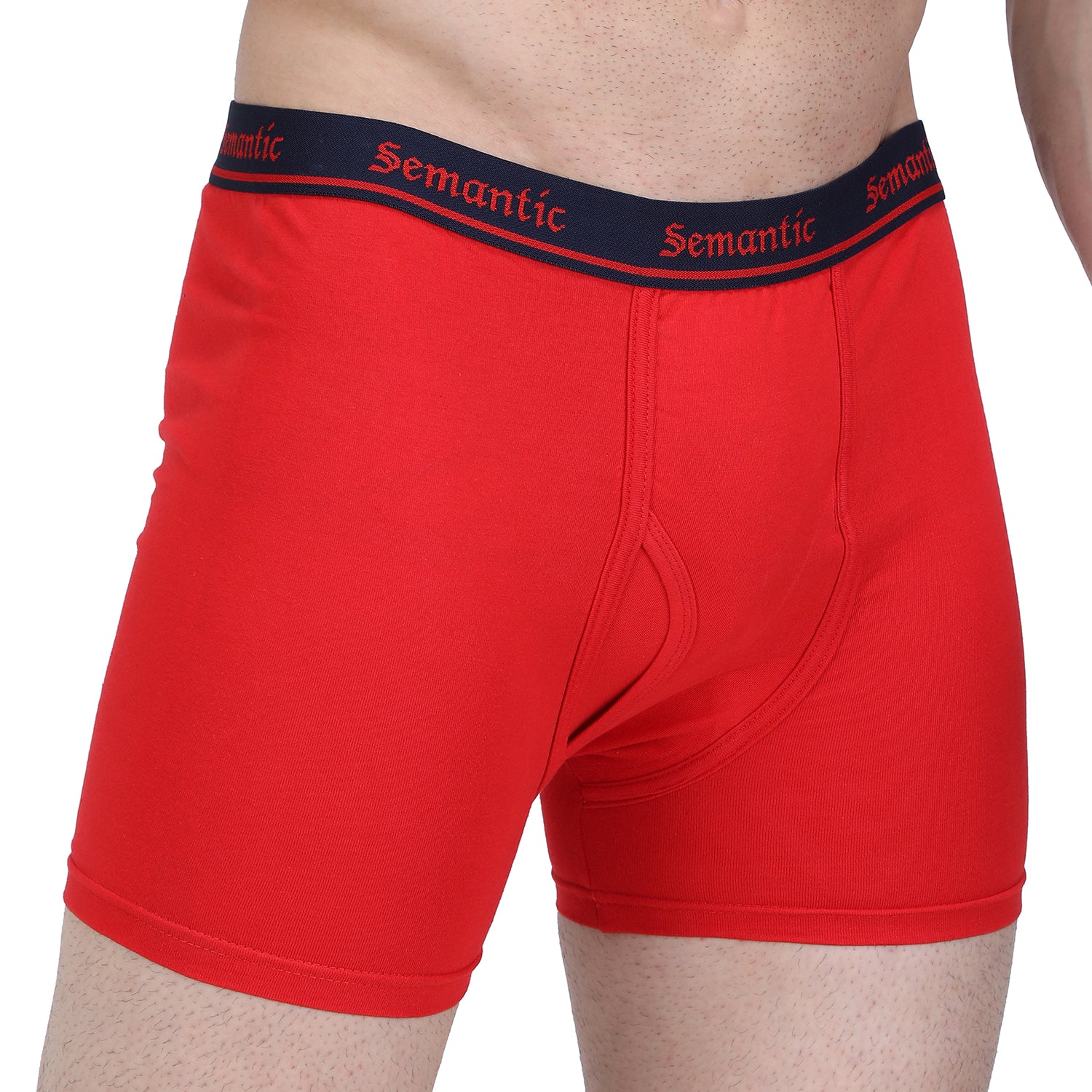 Semantic Cotton Long Trunks with Fly - Solid - Semantic