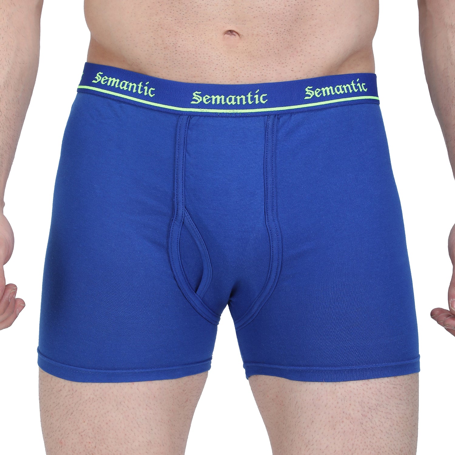 Semantic Cotton Long Trunks with Fly - Solid - Semantic