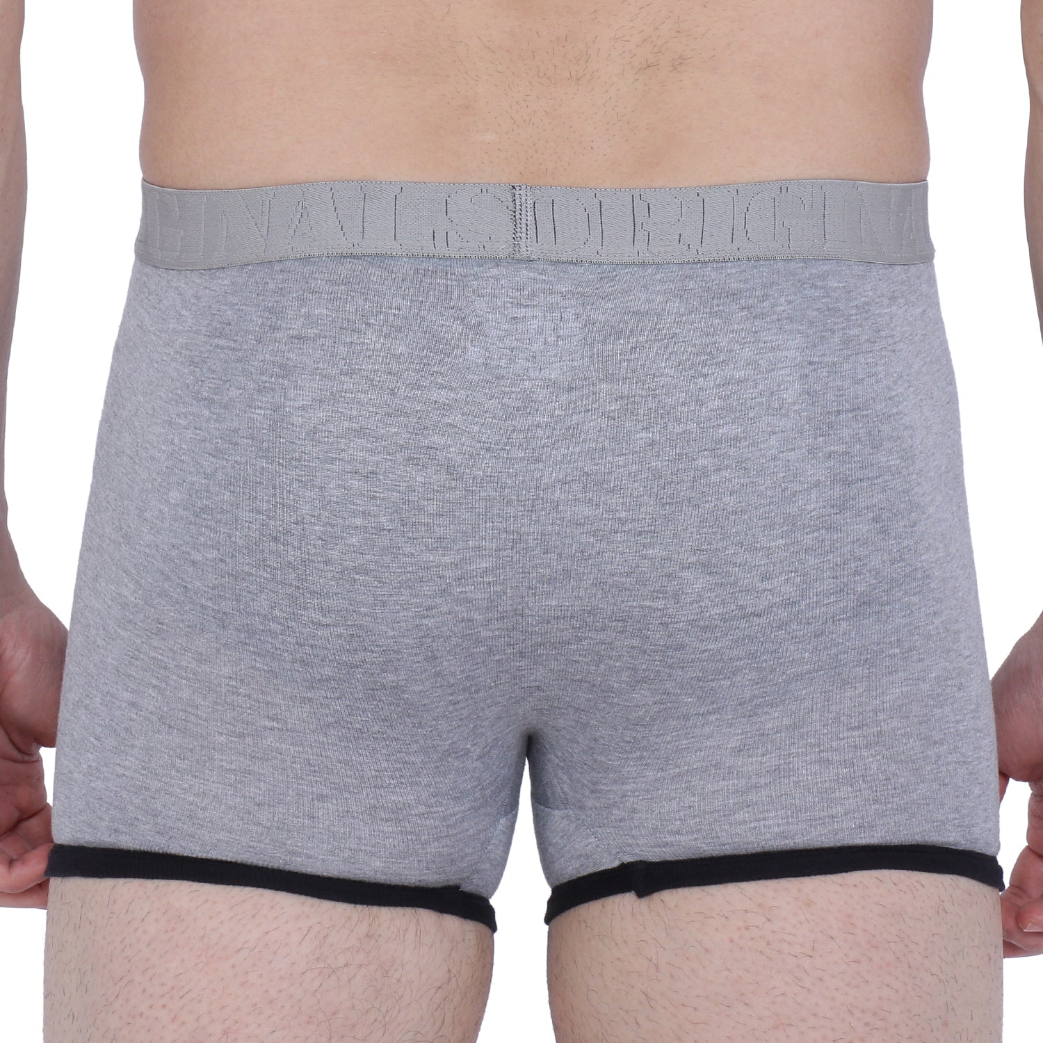 Semantic Cotton Designer Long Trunks (Boxer Briefs) with Fly - Solid - Semantic