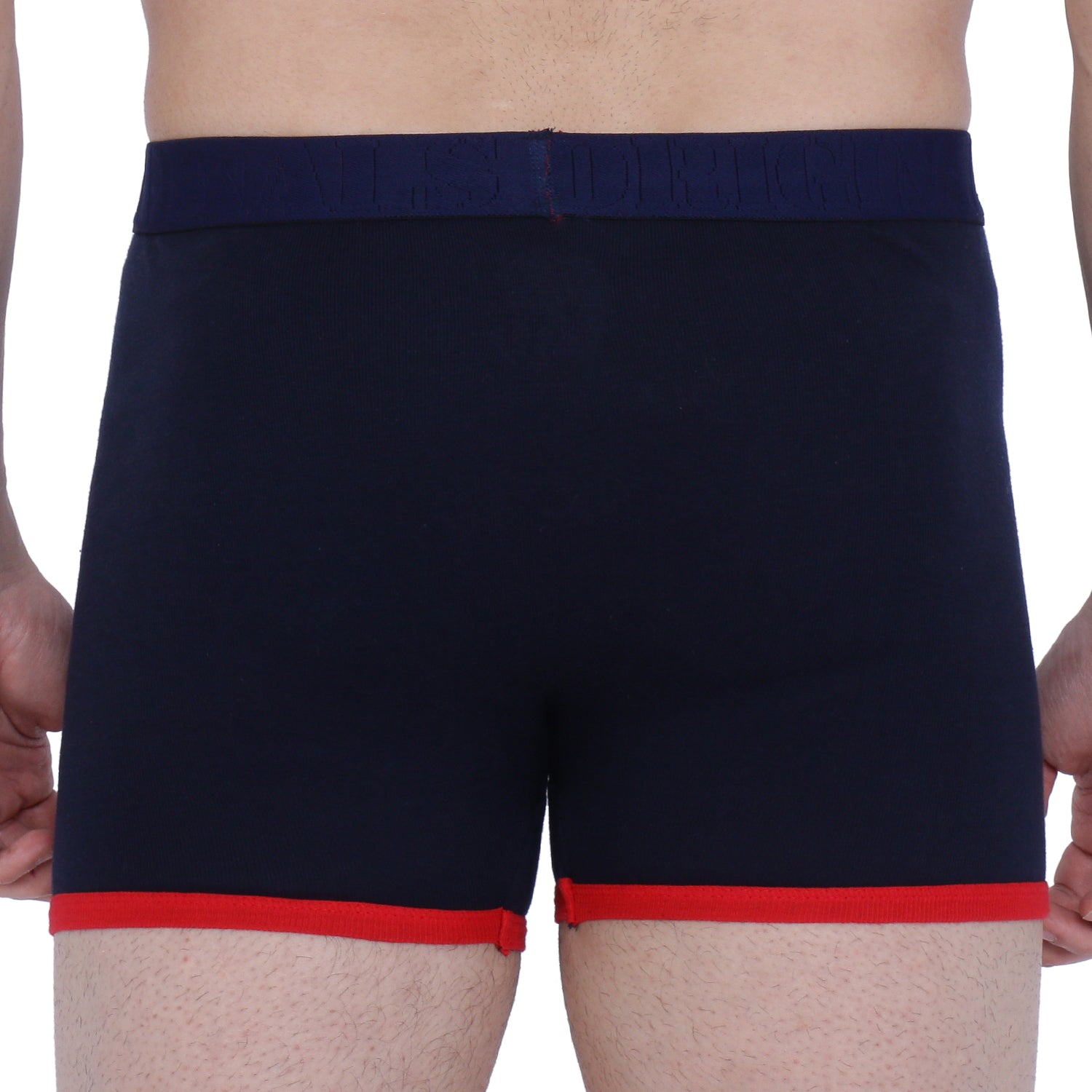 Semantic Cotton Designer Long Trunks (Boxer Briefs) with Fly - Solid - Semantic