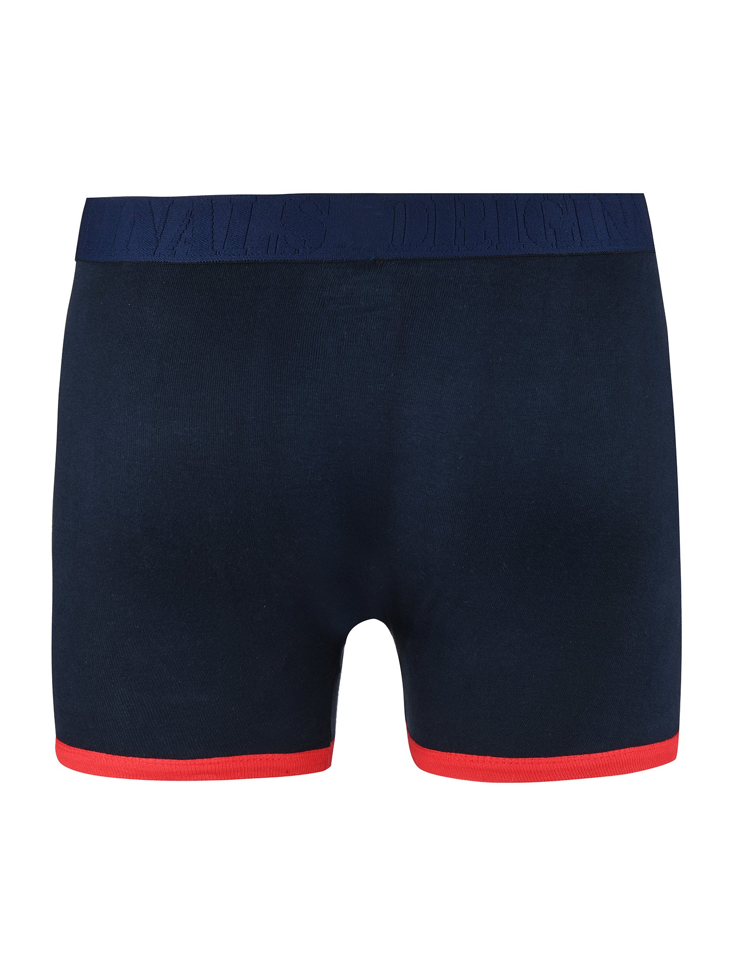 Semantic Cotton Designer Long Trunks (Boxer Briefs) with Fly - Solid - Semantic
