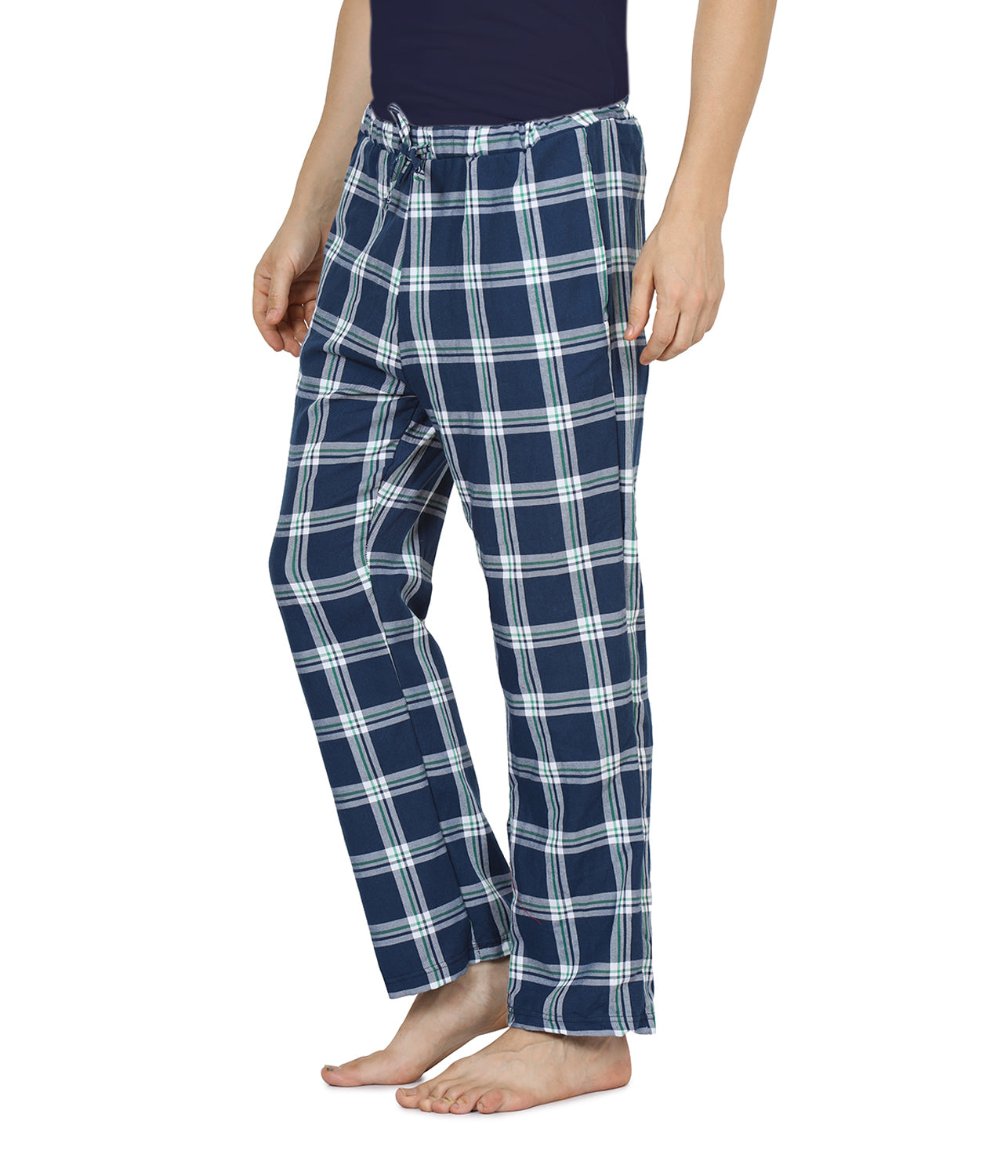 Semantic Mens Blue & Green Checks Pyjamas - Semantic Store