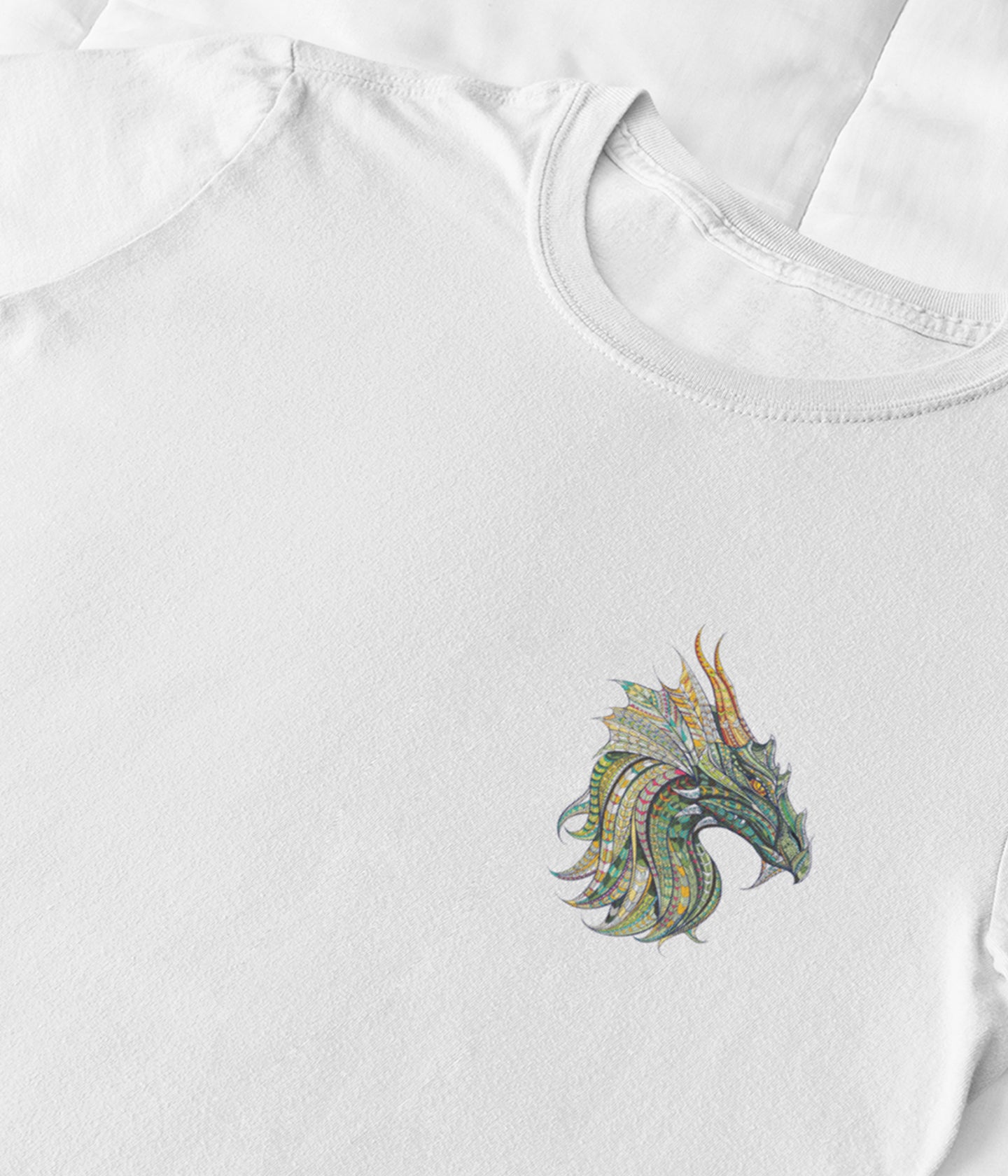 Semantic Graphic Cotton Tshirt - Dragon - Semantic