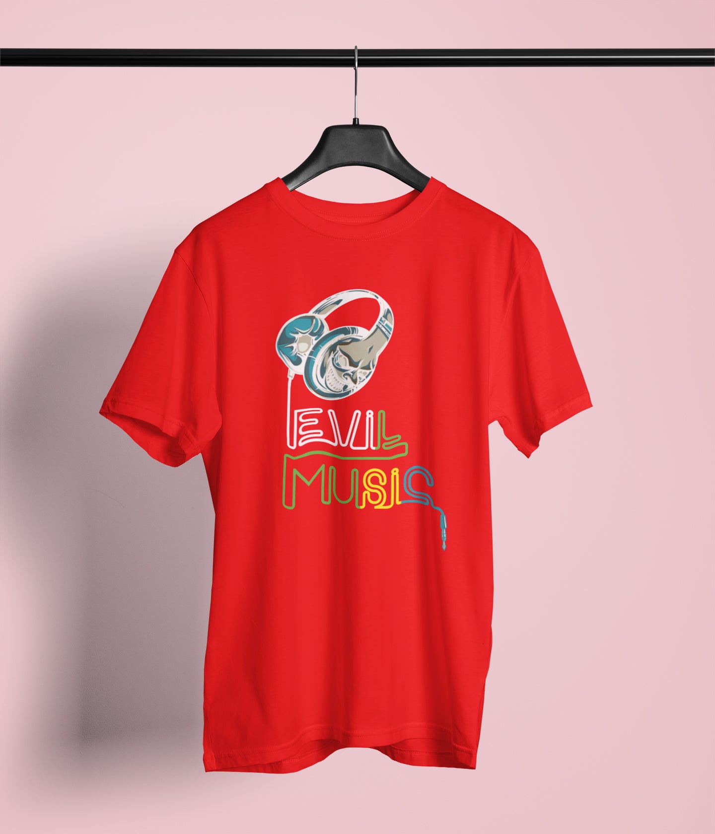 Semantic Graphic Cotton T-shirt - Evil Music - Semantic