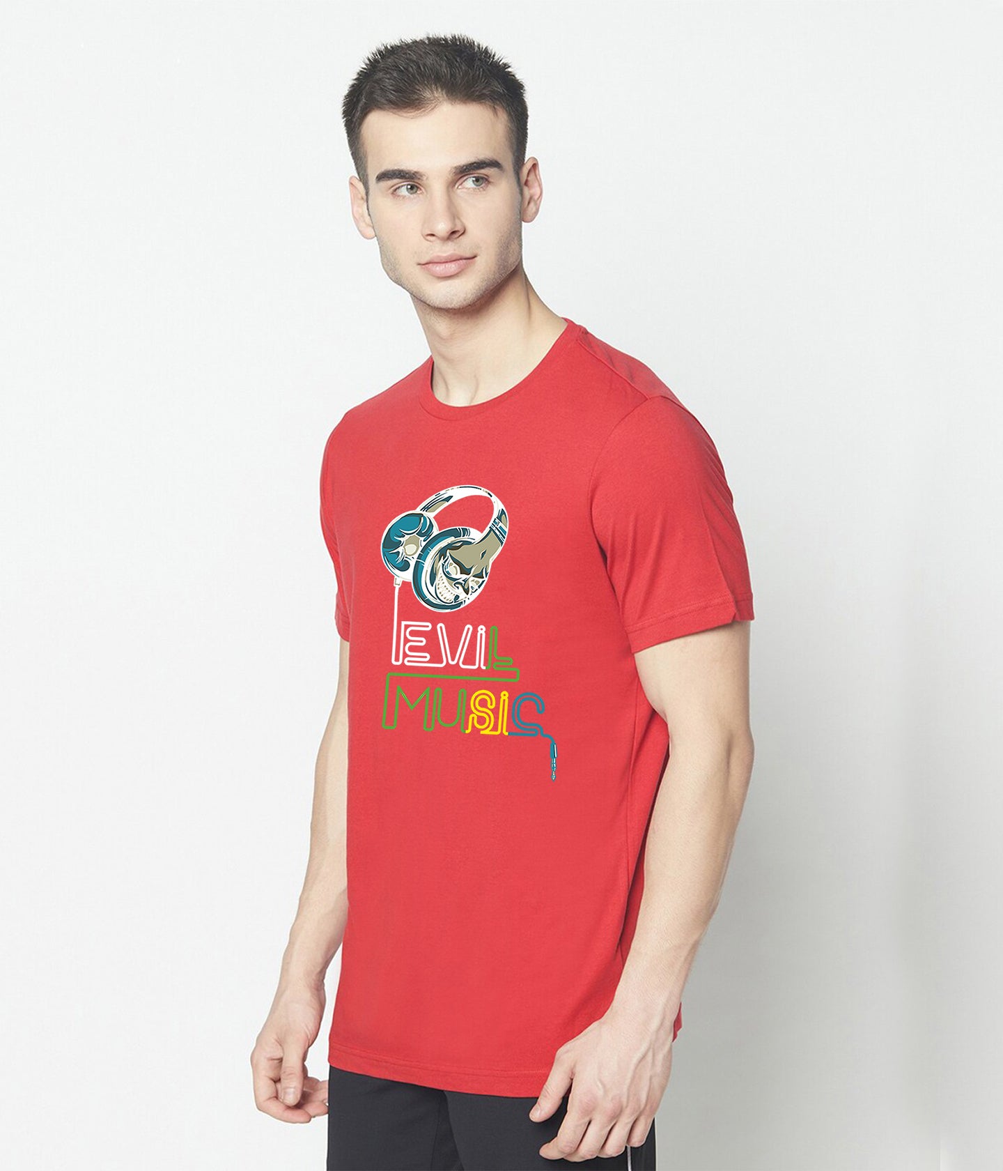 Semantic Graphic Cotton T-shirt - Evil Music - Semantic