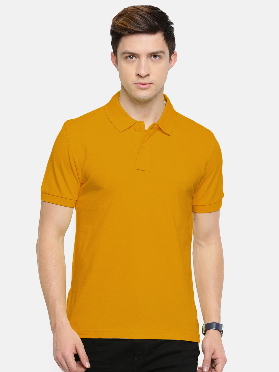Semantic Cotton Polo Collar T-shirt - Semantic