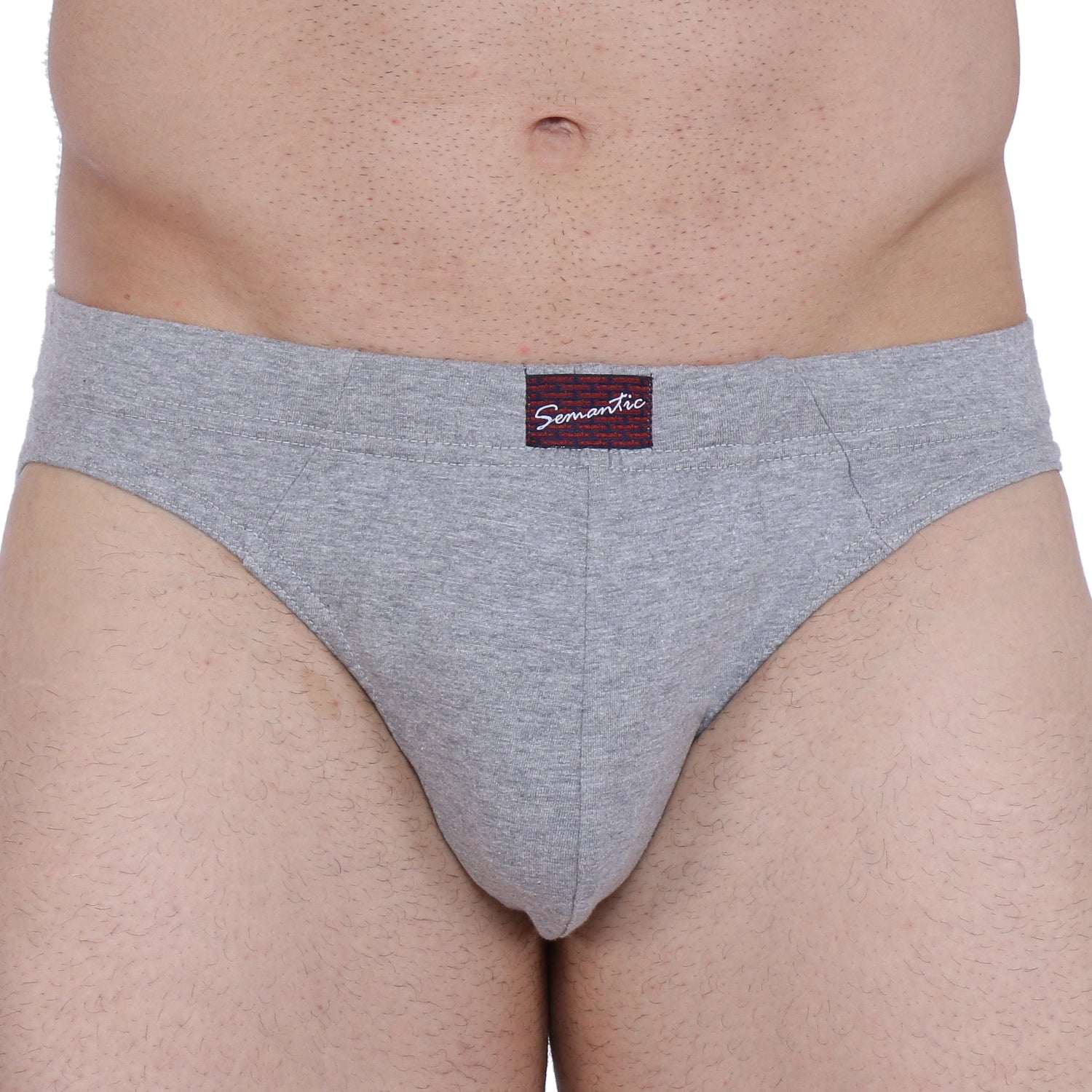 Semantic Cotton Briefs - Inner Waistband - Solid (Pack of 3) - Semantic