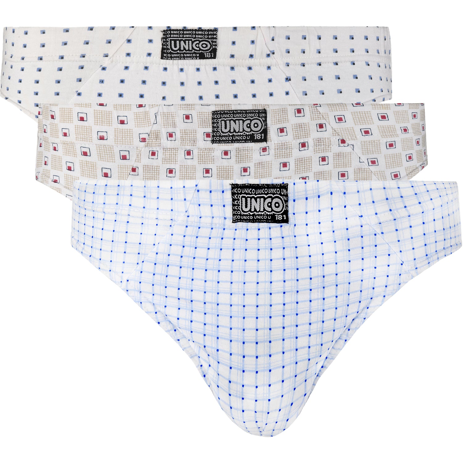 Semantic Cotton Briefs - Inner Waistband - Printed (Pack of 3) - Semantic