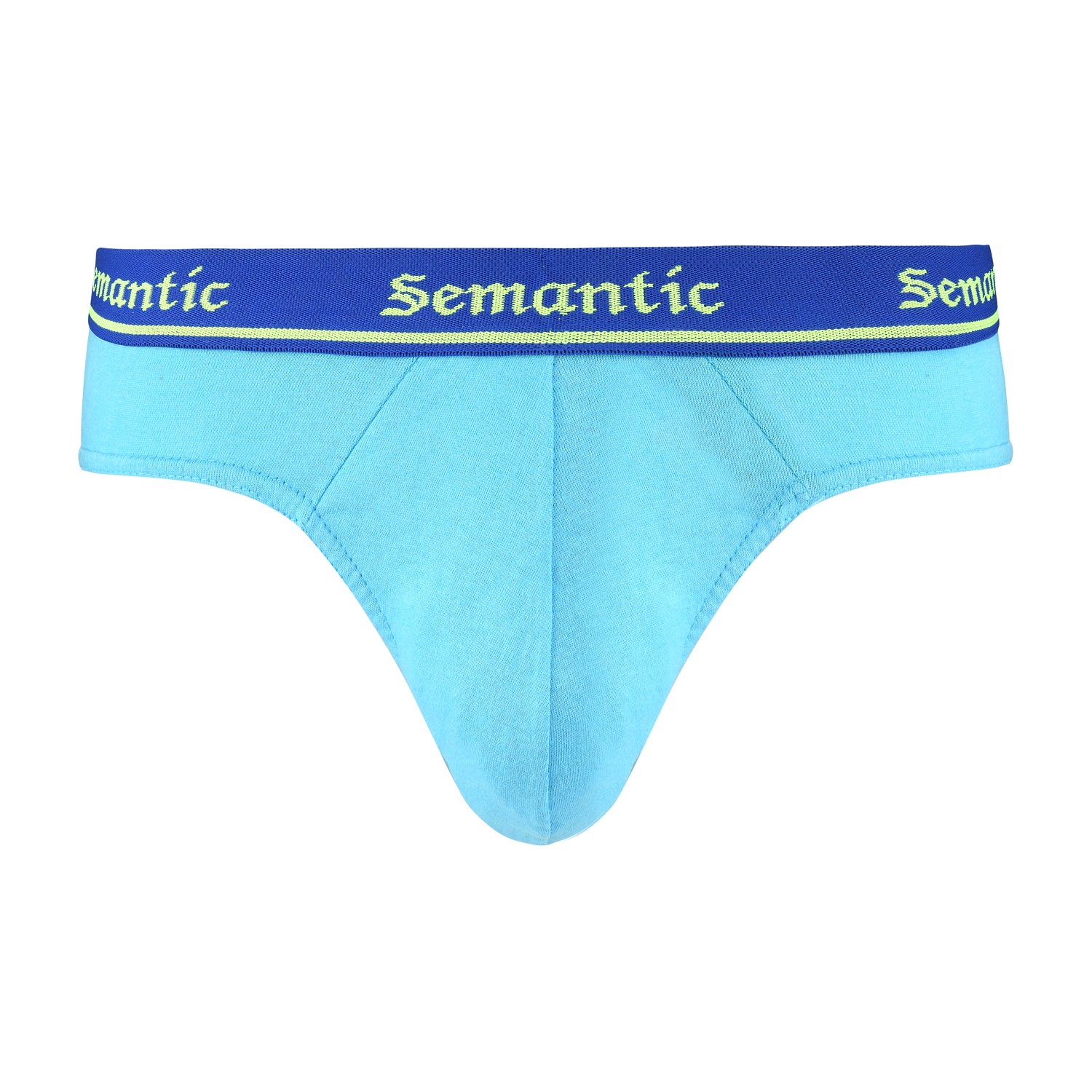 Semantic Cotton Briefs - Designer Waistband - Solid - Semantic