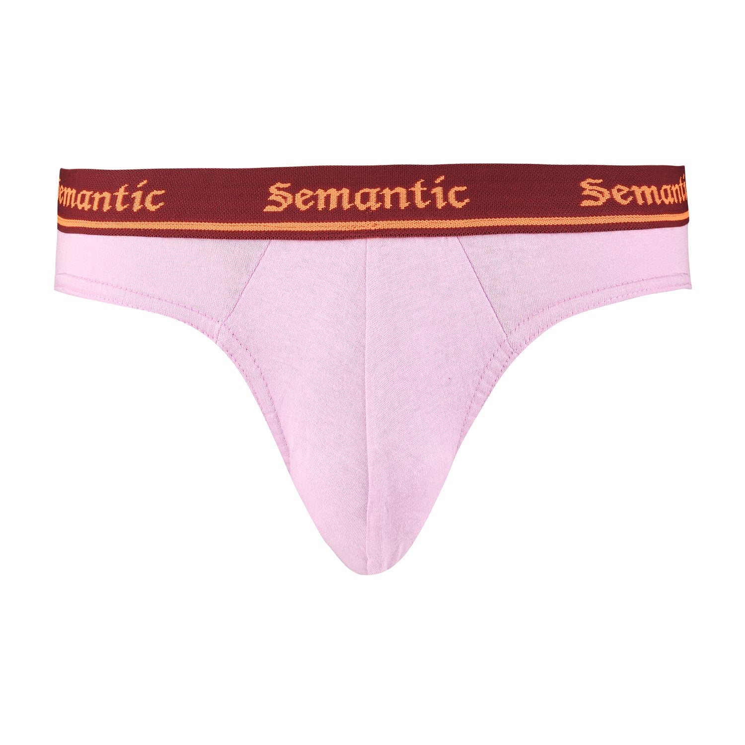Semantic Cotton Briefs - Designer Waistband - Solid - Semantic