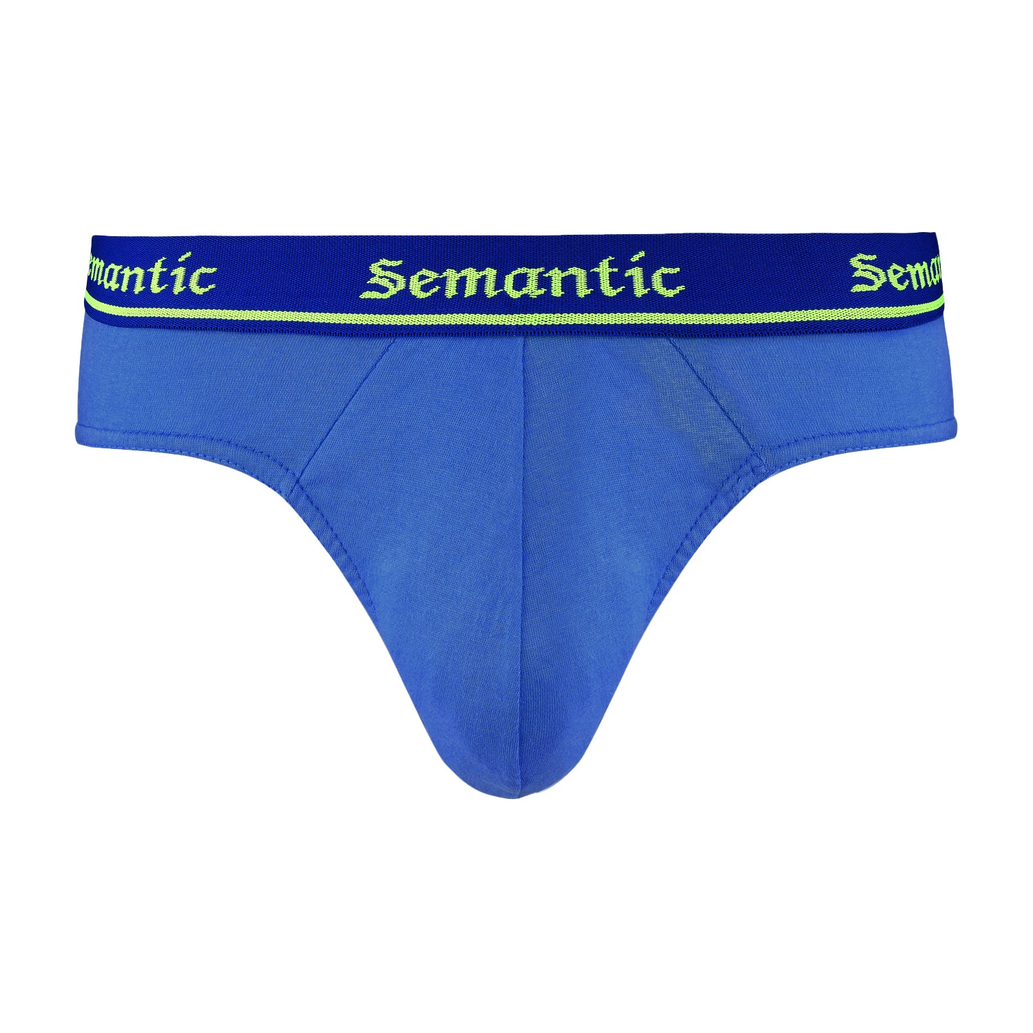 Semantic Cotton Briefs - Designer Waistband - Solid - Semantic