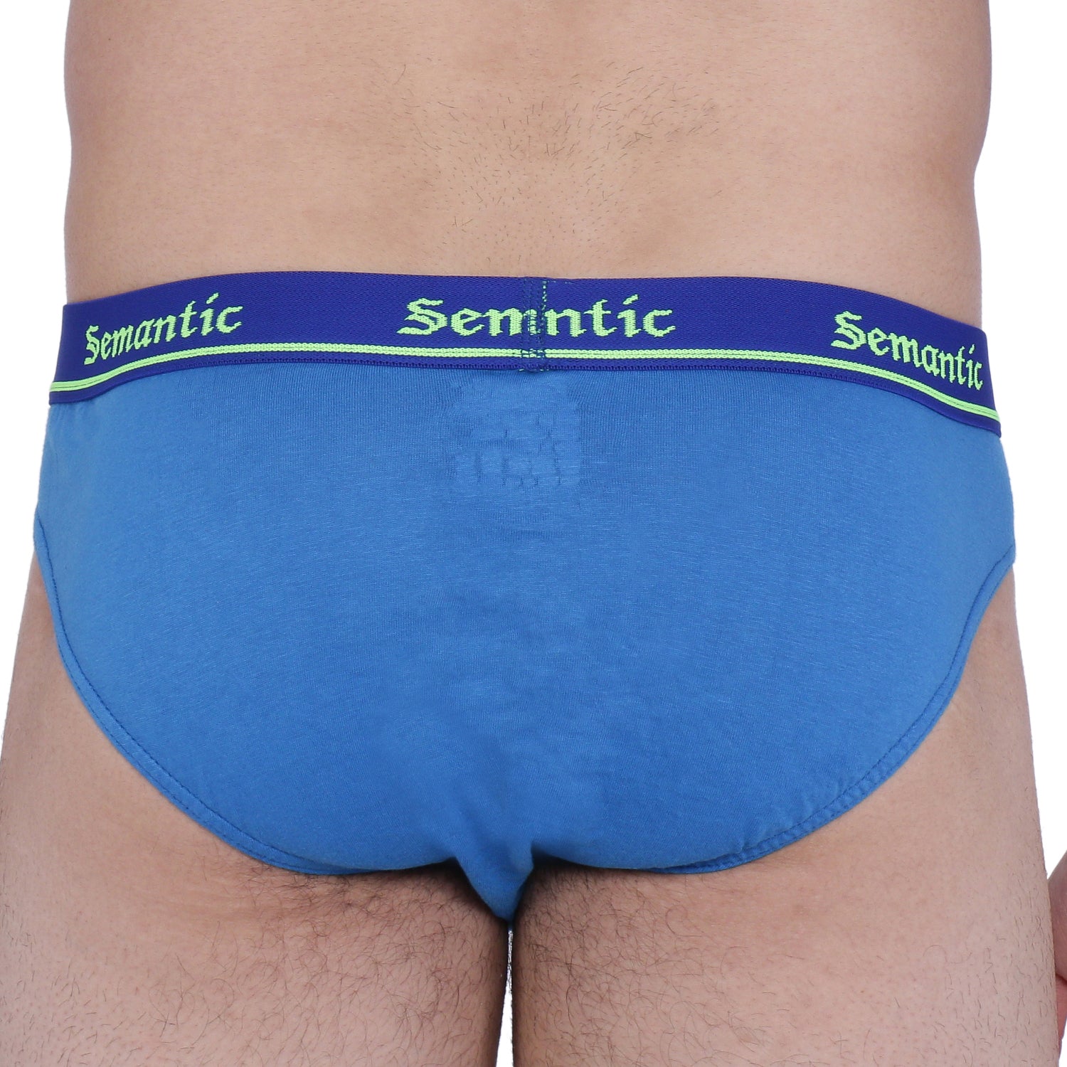 Semantic Cotton Briefs - Designer Waistband with Tape- Solid - Semantic
