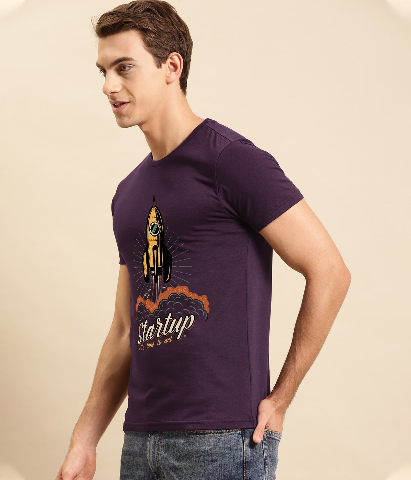 Semantic Graphic Cotton T-shirt - Startup - Semantic