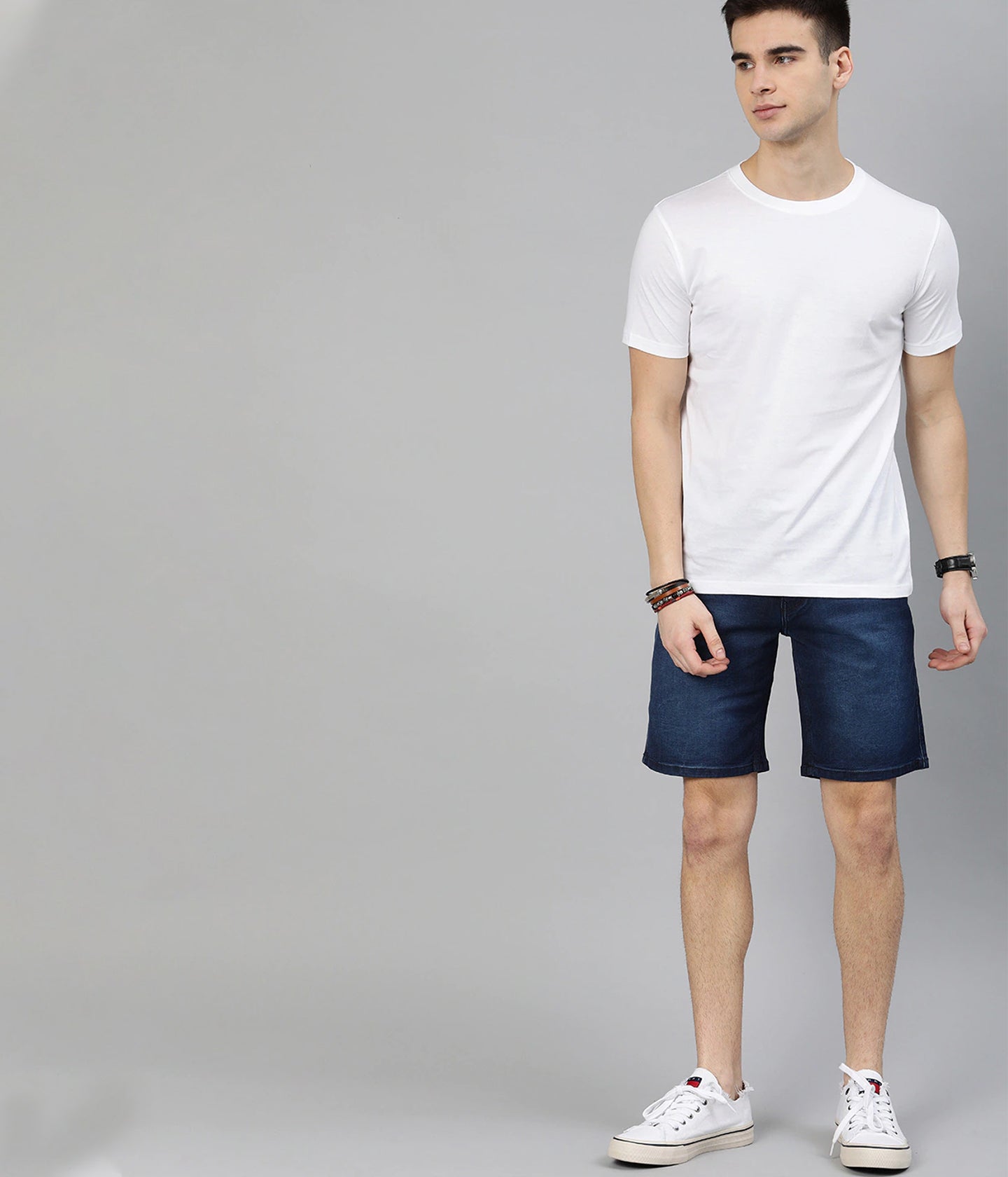 Semantic Half Sleeve Cotton T-shirt - Solid (Available in Colours) - Semantic