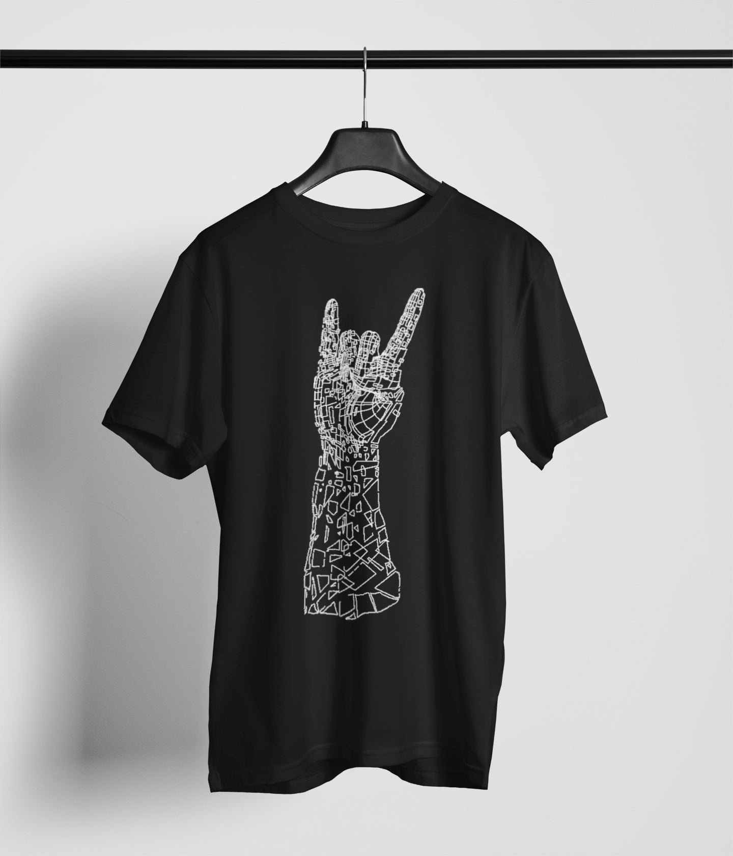 Semantic Half Sleeve Cotton T-shirt - Printed Broken Peace - Semantic
