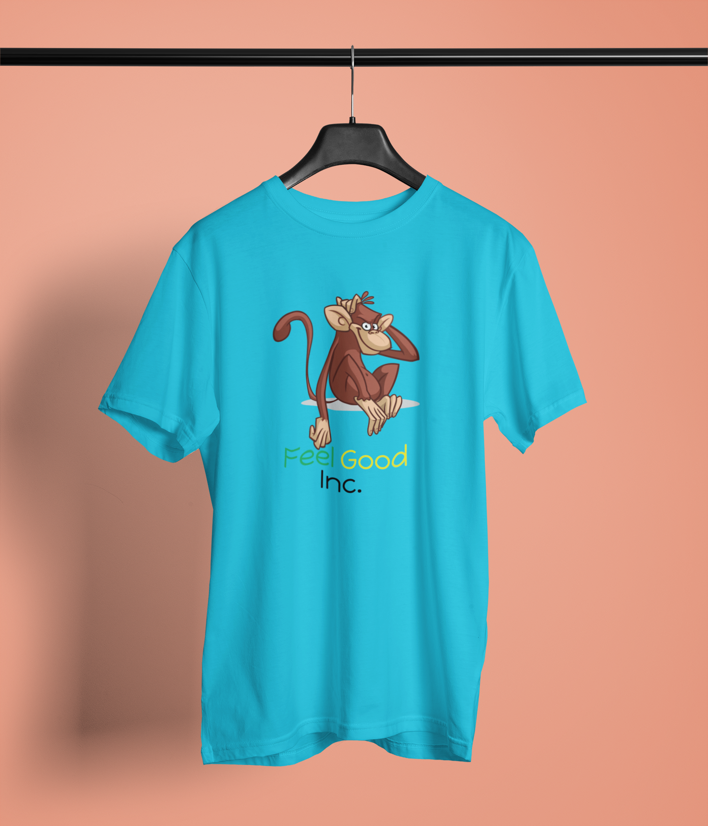Semantic Graphic Cotton T-shirt - Feel Good - Semantic