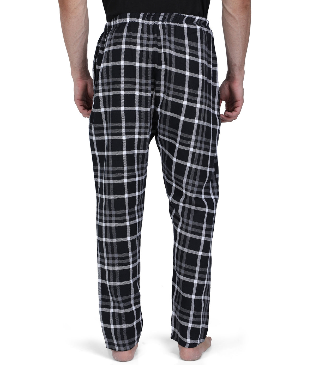 Semantic Men&#39;s Black Checks Pyjamas
