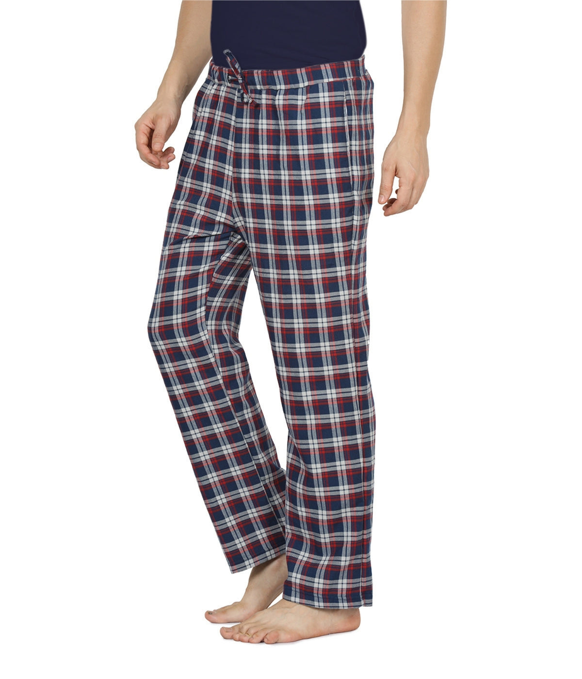 Semantic Men's Blue &amp; Red Checks Pyjamas - Semantic