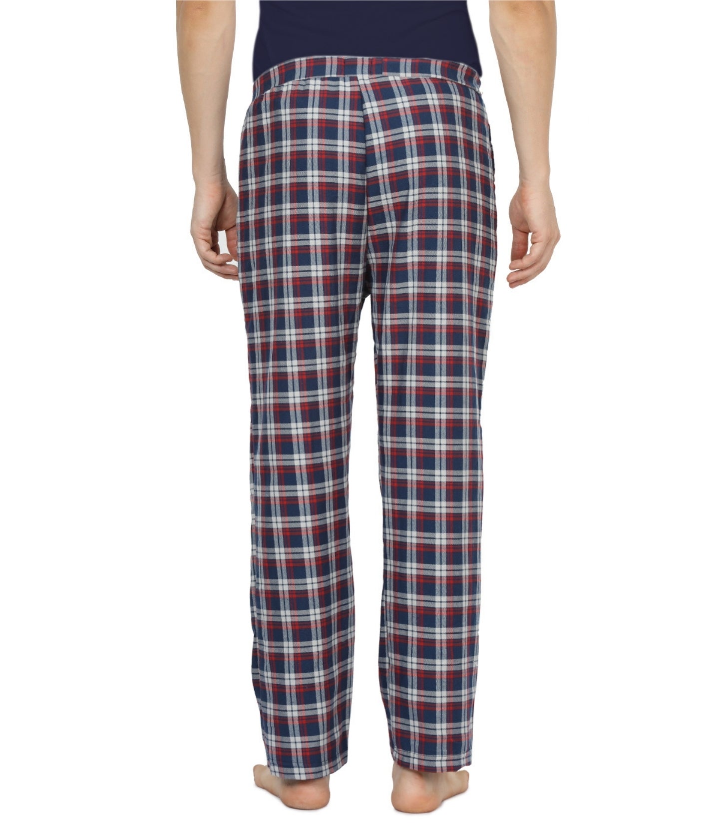 Semantic Men's Blue & Red Checks Pyjamas - Semantic