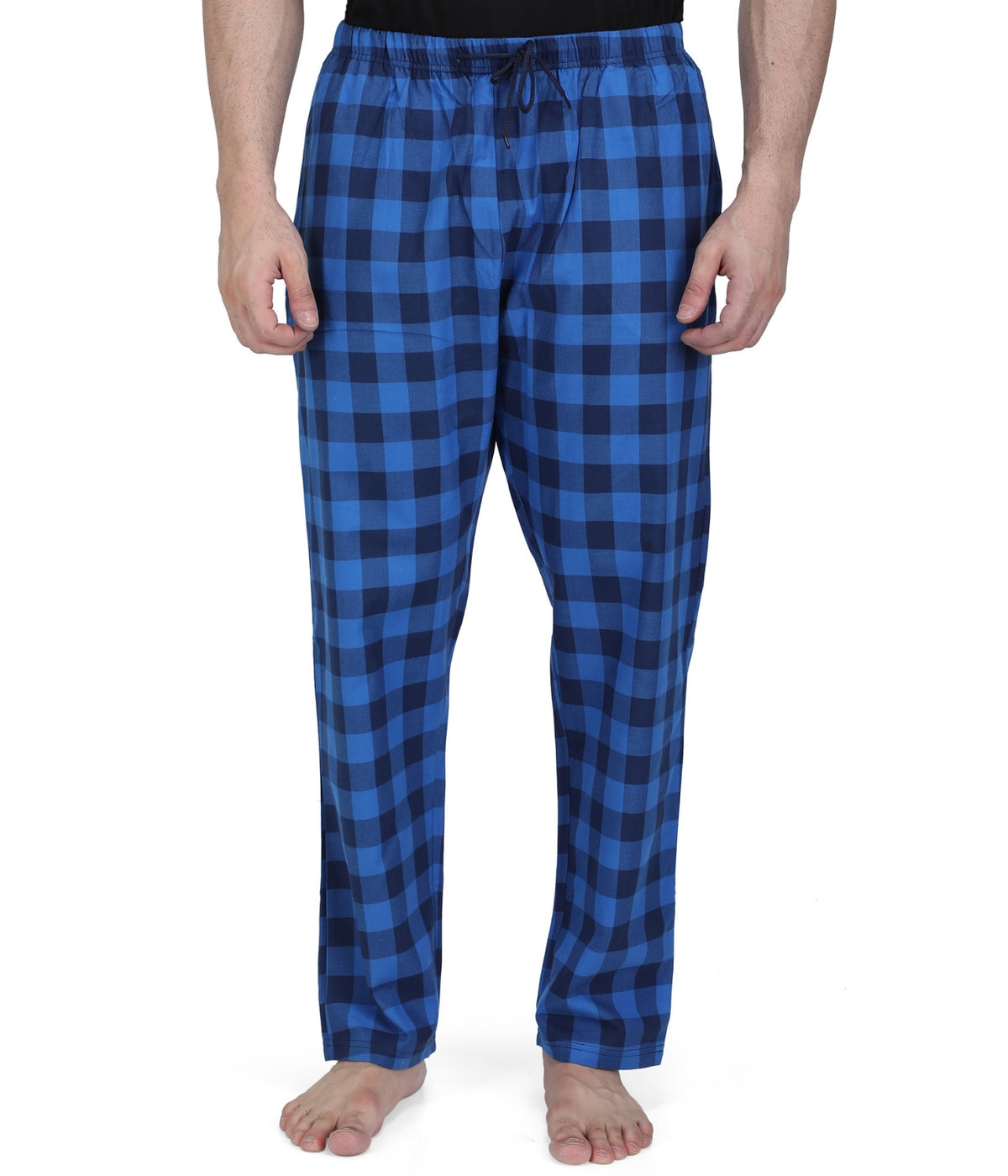 Semantic Mens Blue Checks Pyjamas