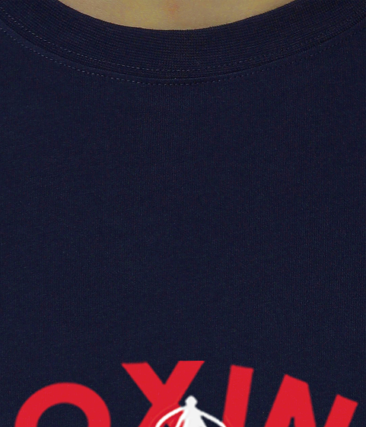 Semantic Graphic Cotton T-shirt - Boxing Champ