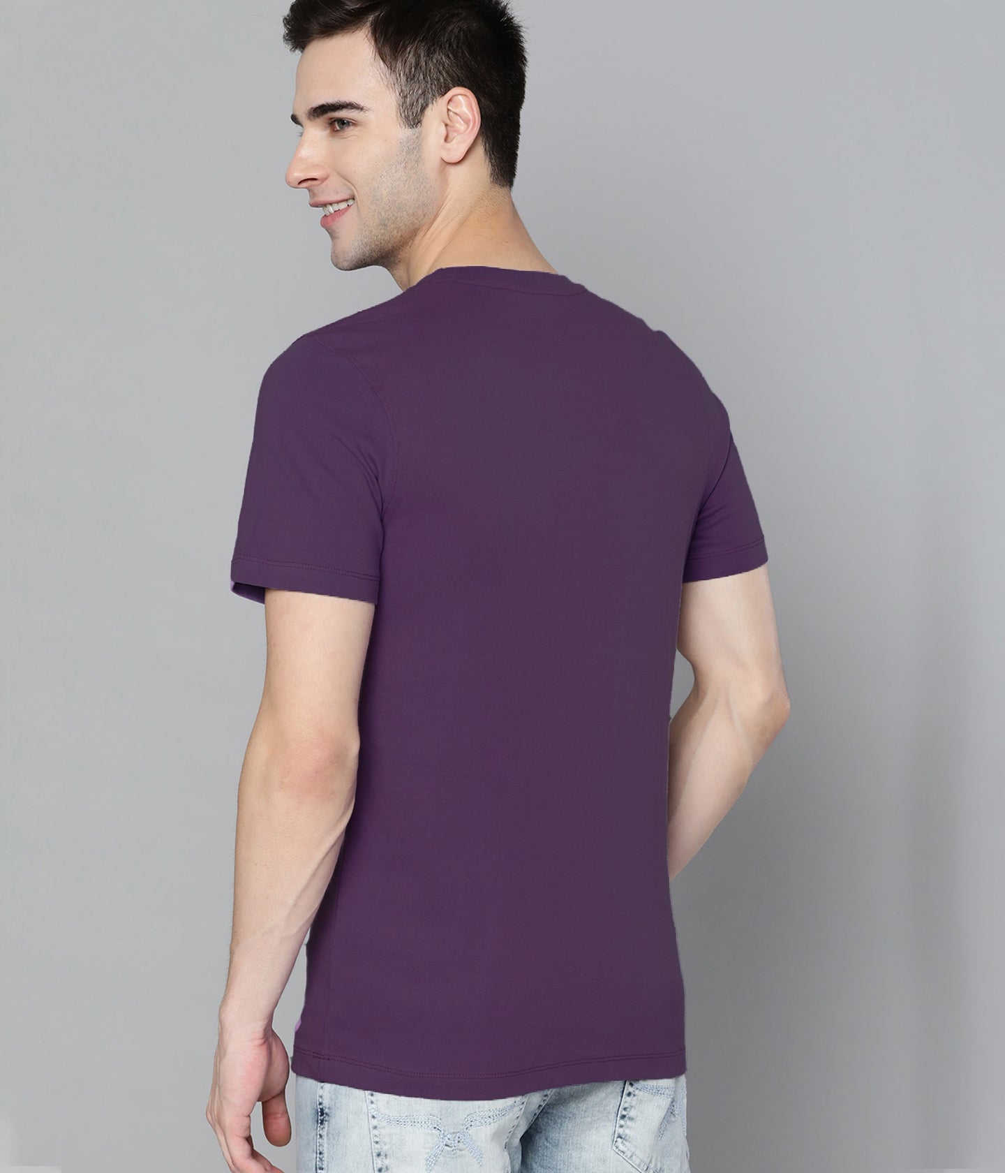 Semantic Graphic Cotton T-shirt - Dont Look Back - Semantic
