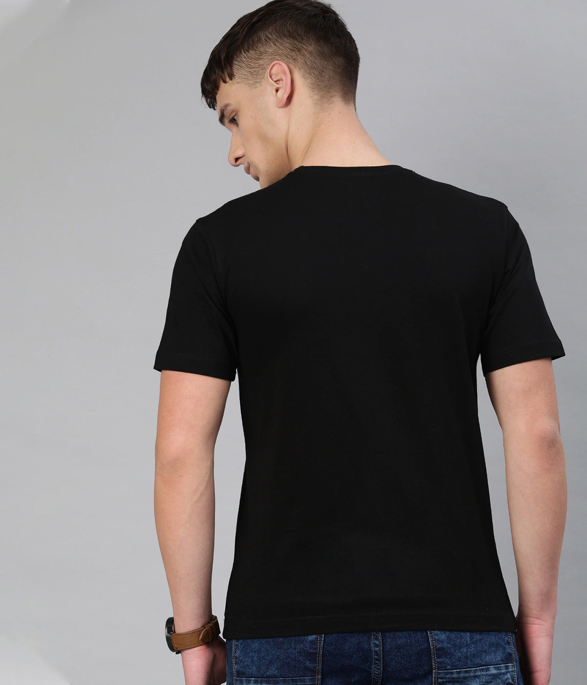 Semantic Graphic Cotton T-shirt - Greed Hunter