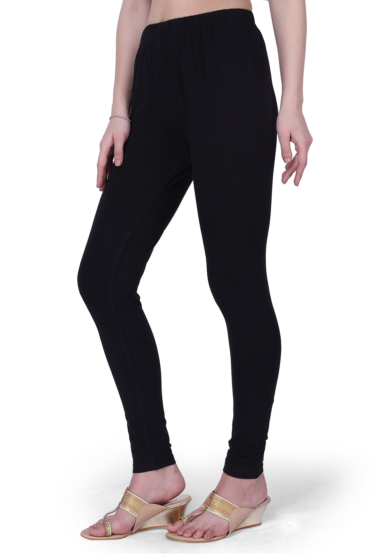 Semantic Women's Cotton-Elastane Leggings - Solid (Available in Colors) - Semantic