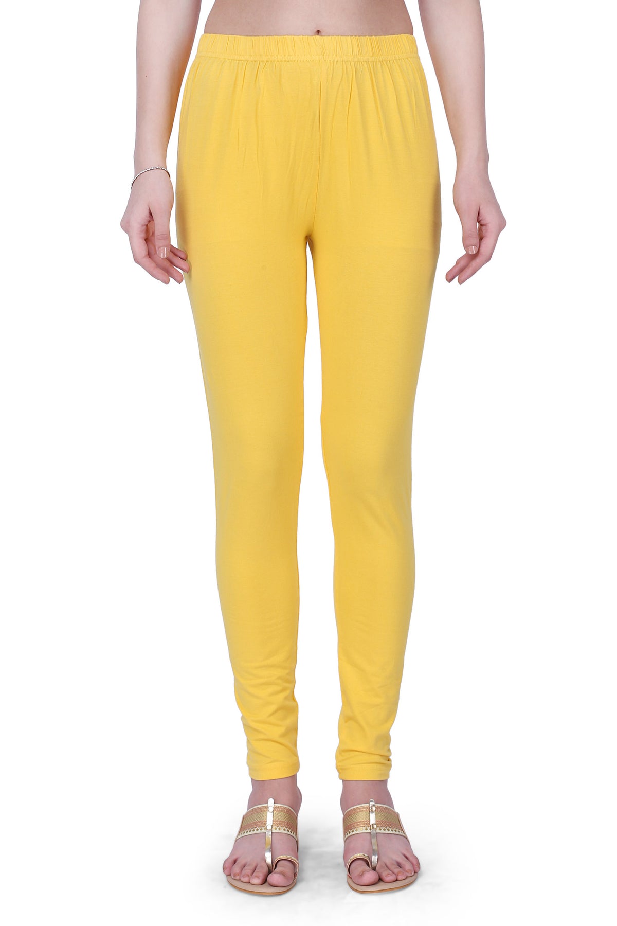 Semantic Women&#39;s Cotton-Elastane Leggings - Solid (Available in Colors)