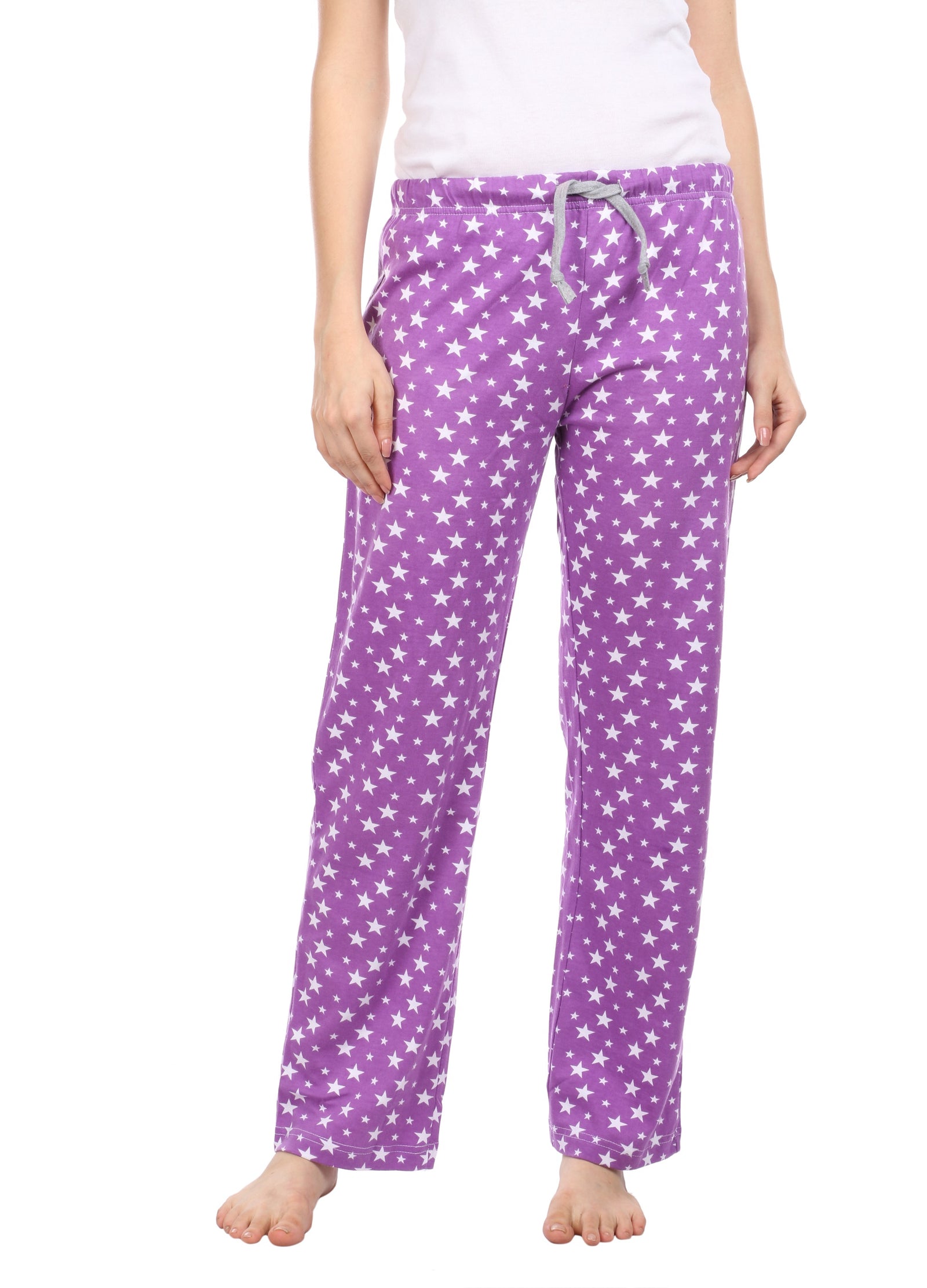Semantic Women's Cotton Pyjama - Star Print - Semantic