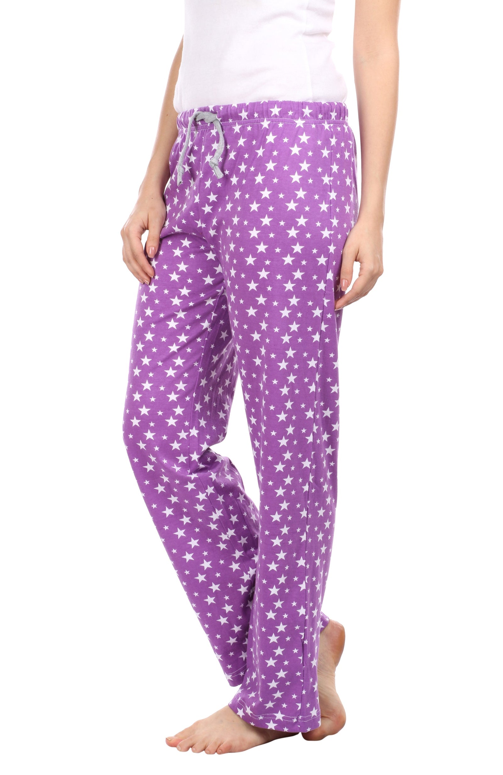 Semantic Women's Cotton Pyjama - Star Print - Semantic