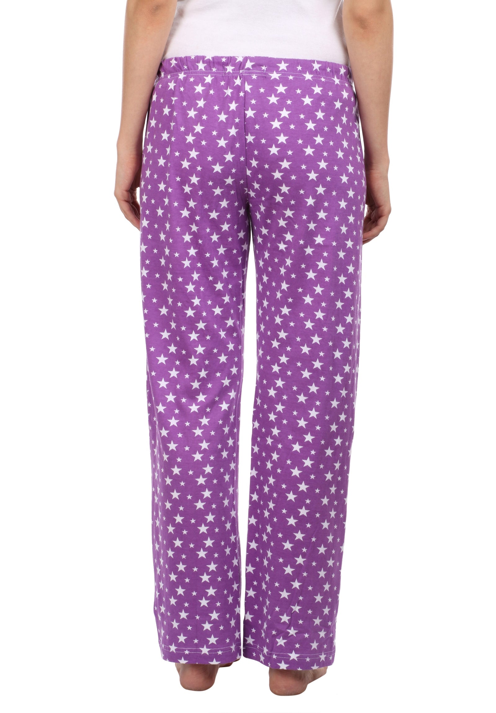 Semantic Women's Cotton Pyjama - Star Print - Semantic