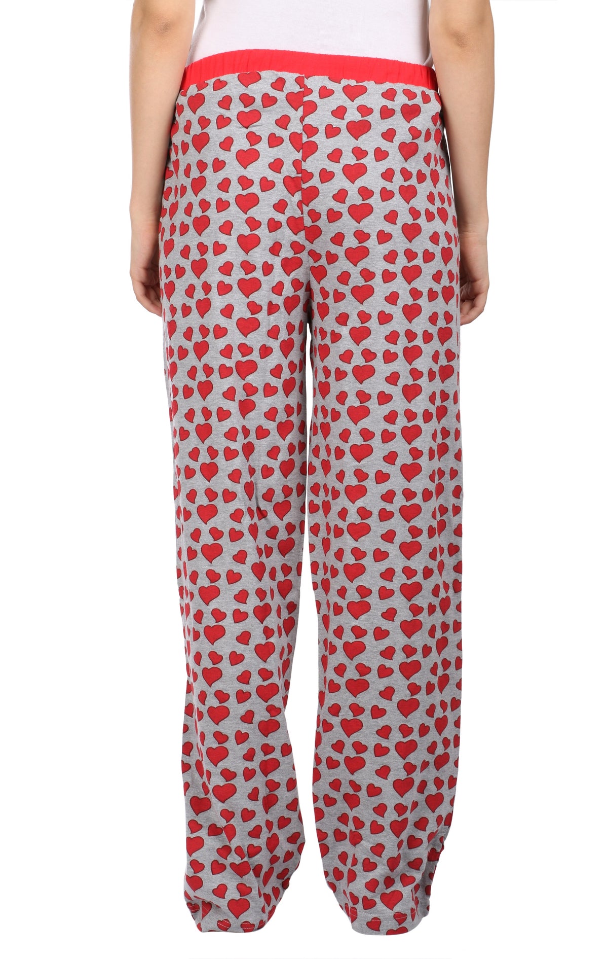 Semantic Women&#39;s Cotton Heart Printed Pyjama