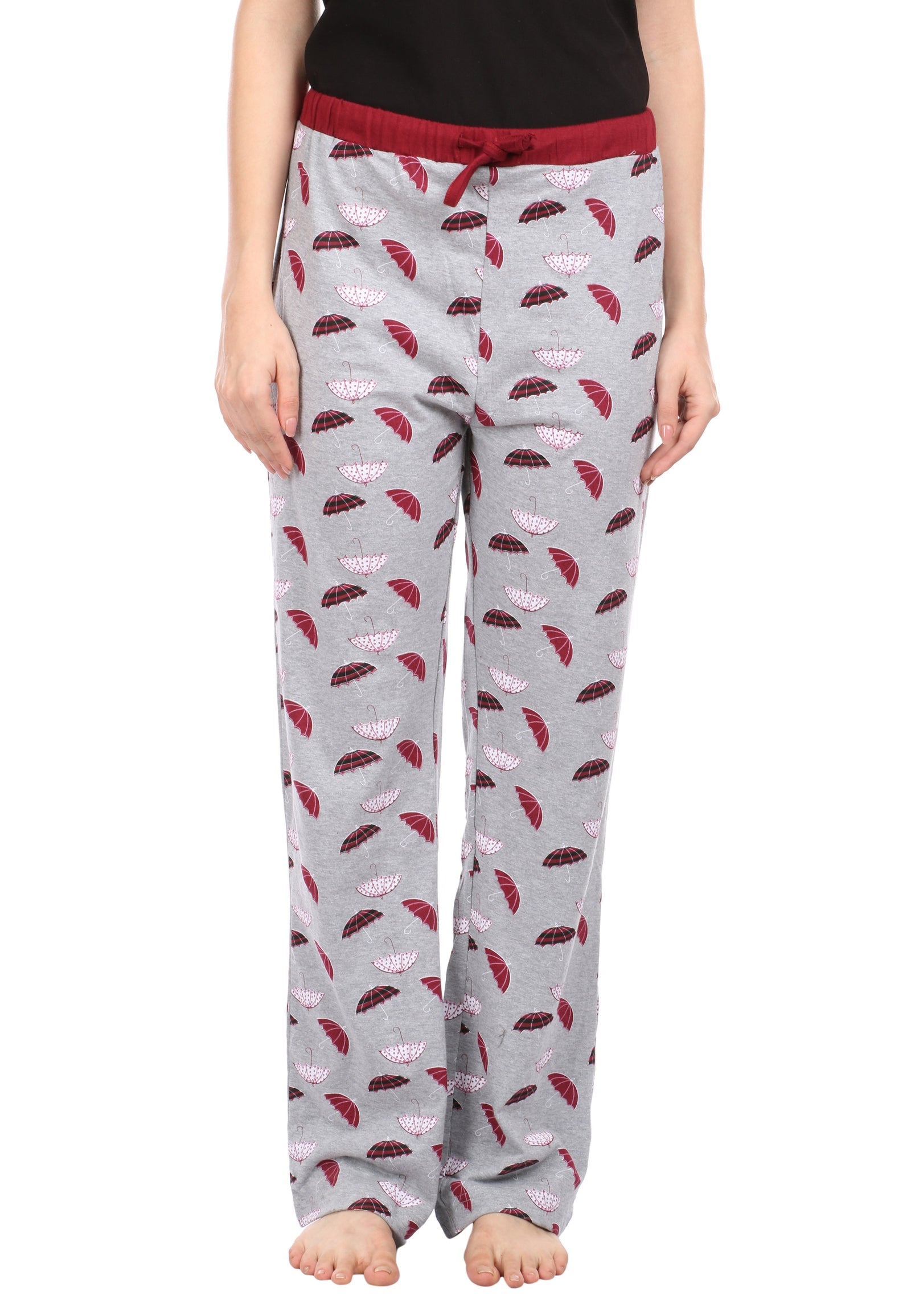 Semantic Women's Cotton Umbrella Printed Pyjama - Semantic