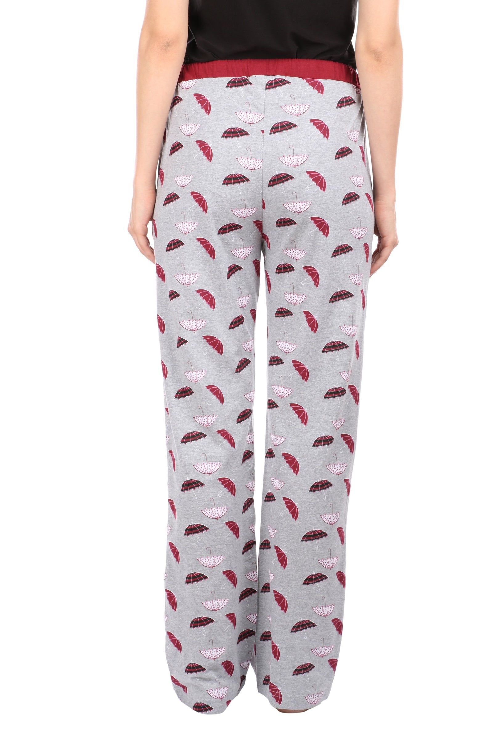 Semantic Women's Cotton Umbrella Printed Pyjama - Semantic